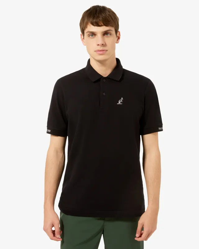 australian-collage-polo-shirt-nera-uomo image 1