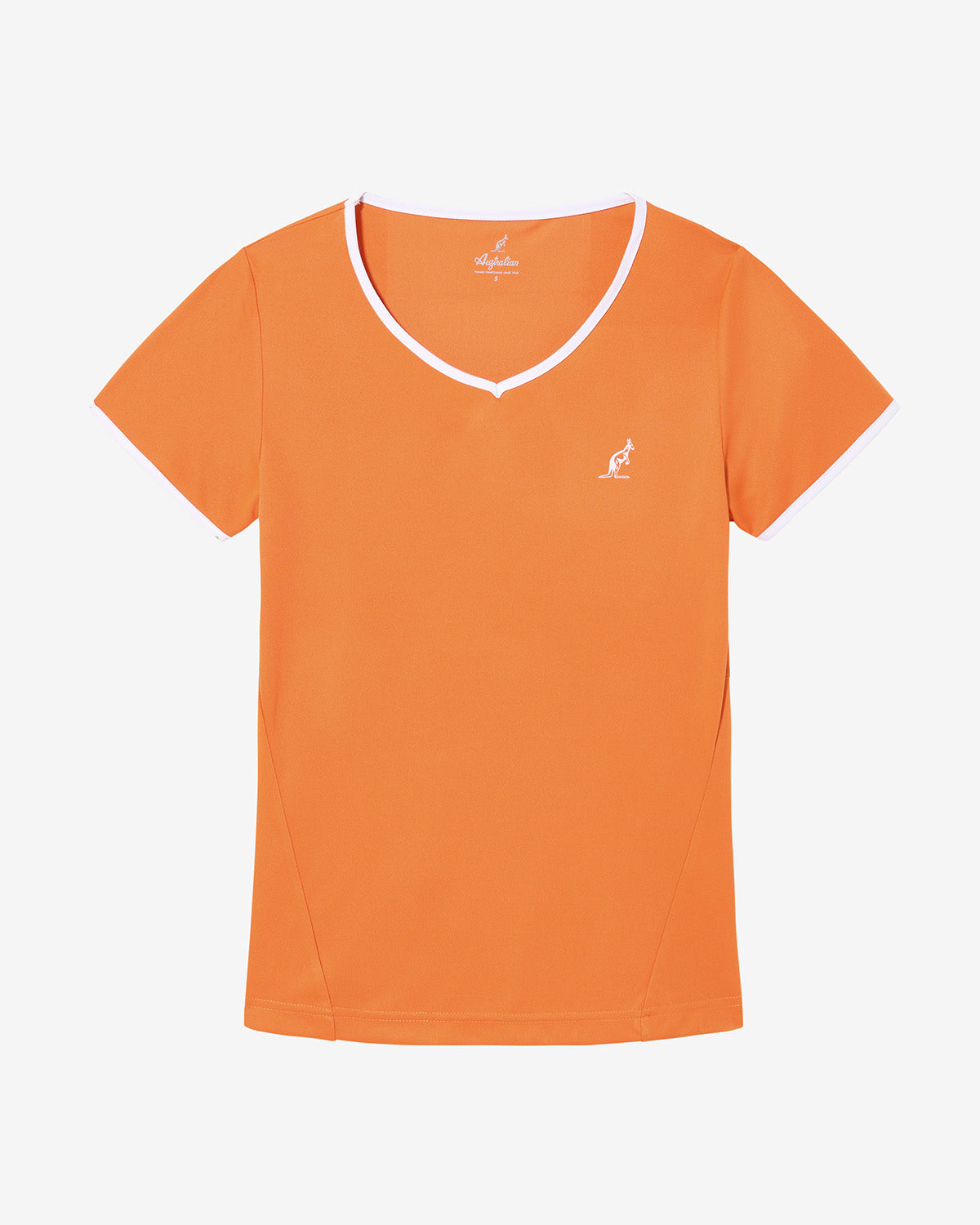 australian-slit-back-t-shirt-tennis-t-shirt-ace-arancio-acceso image 7