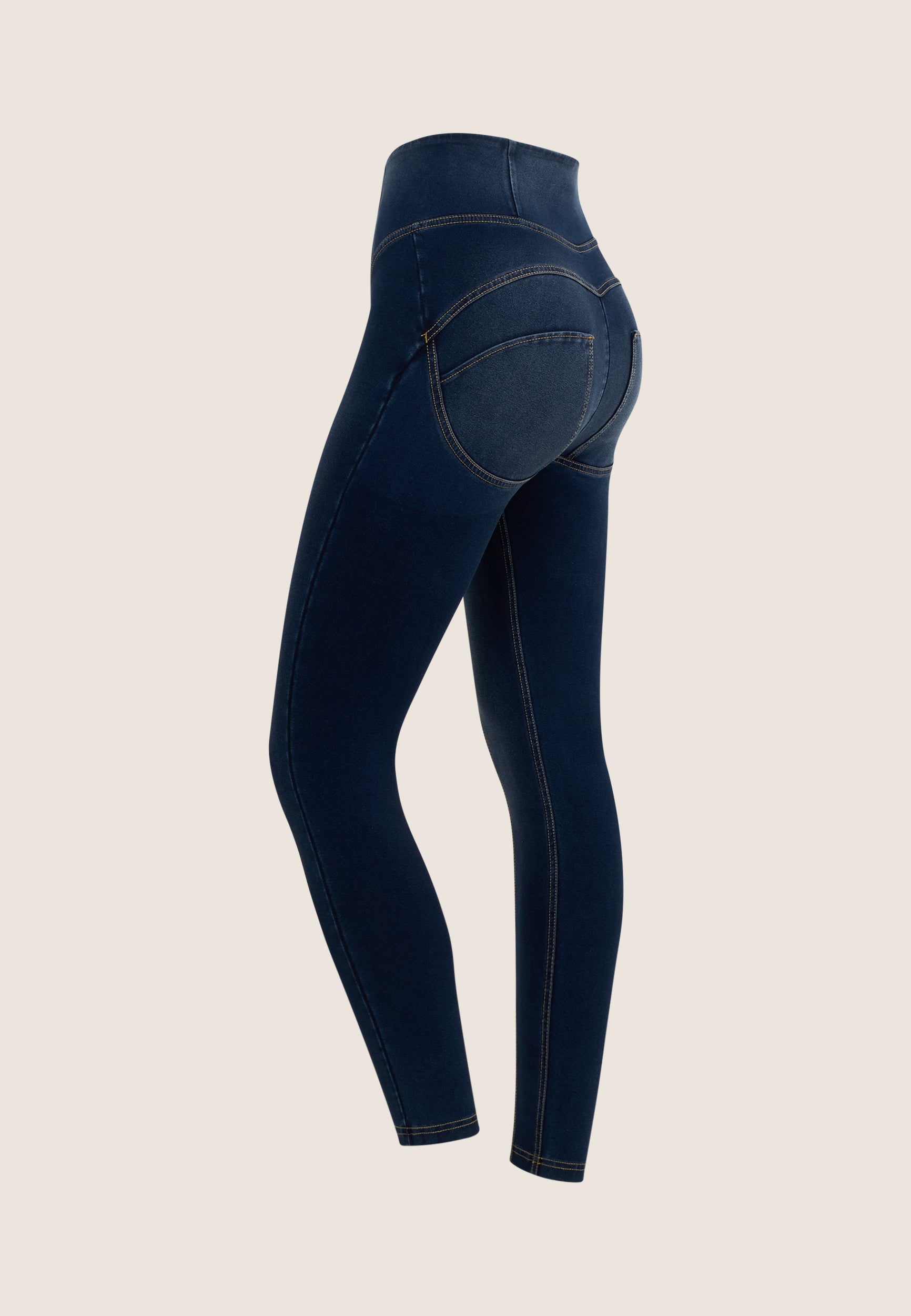 freddy-jeggings-wr-up-7-8-superskinny-vita-alta-con-cucitura-centrale image 7