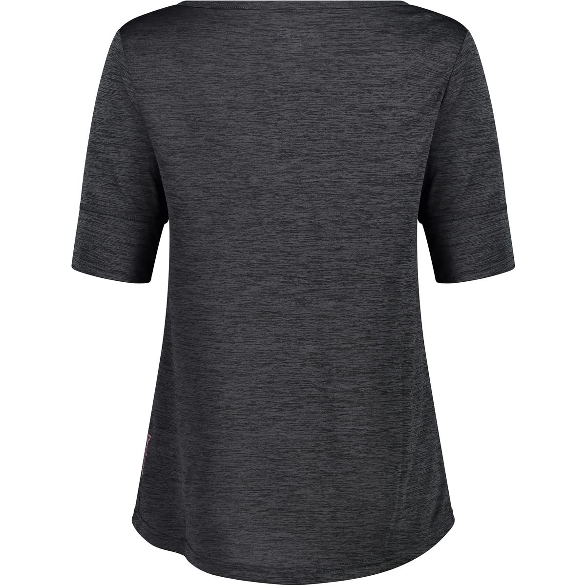 cmp-t-shirt-light-jersey-melange-donna-antracite-mel-pink-fluo-40 image 2