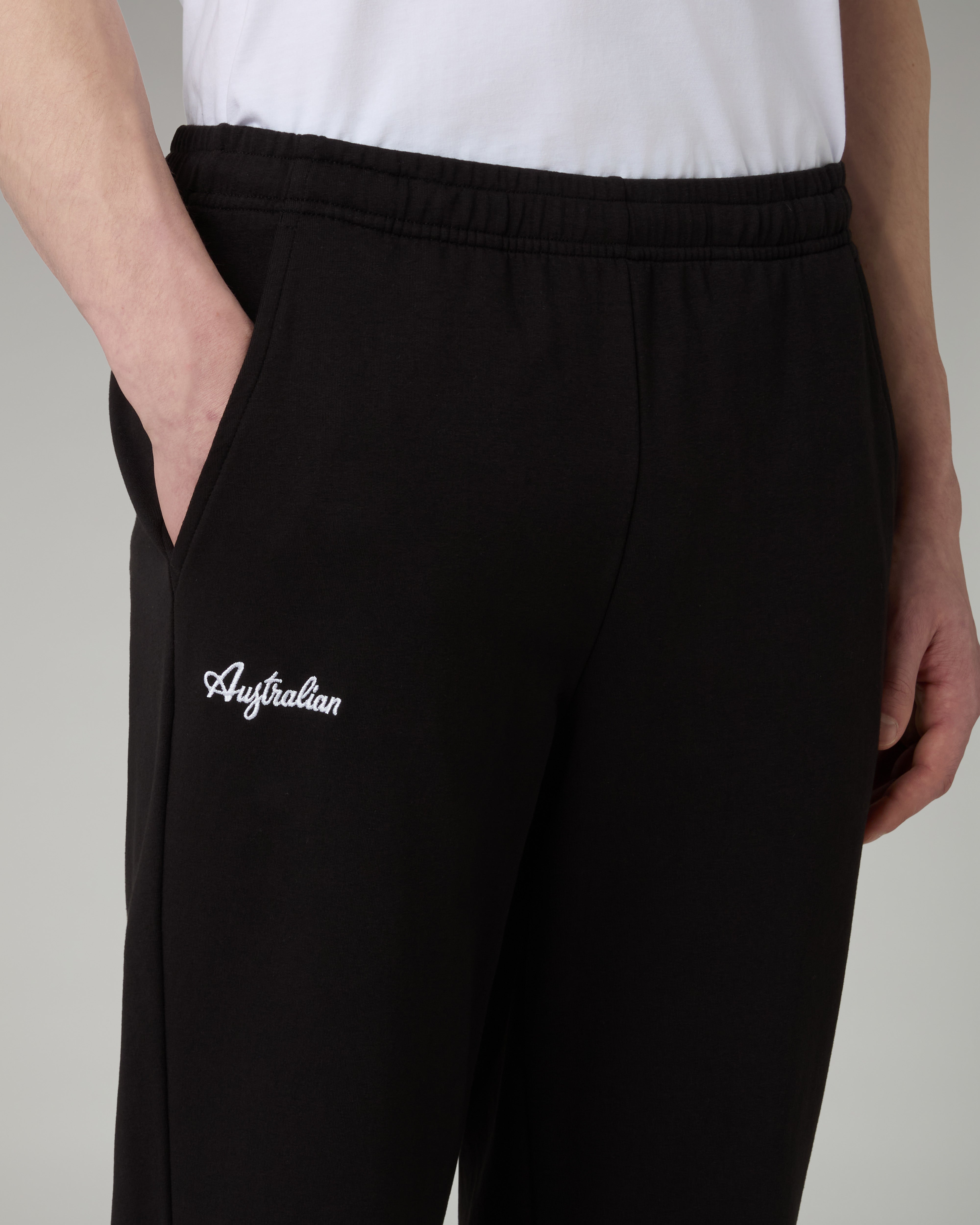 australian-essential-line-tracksuit-tuta-nera-full-zip image 6