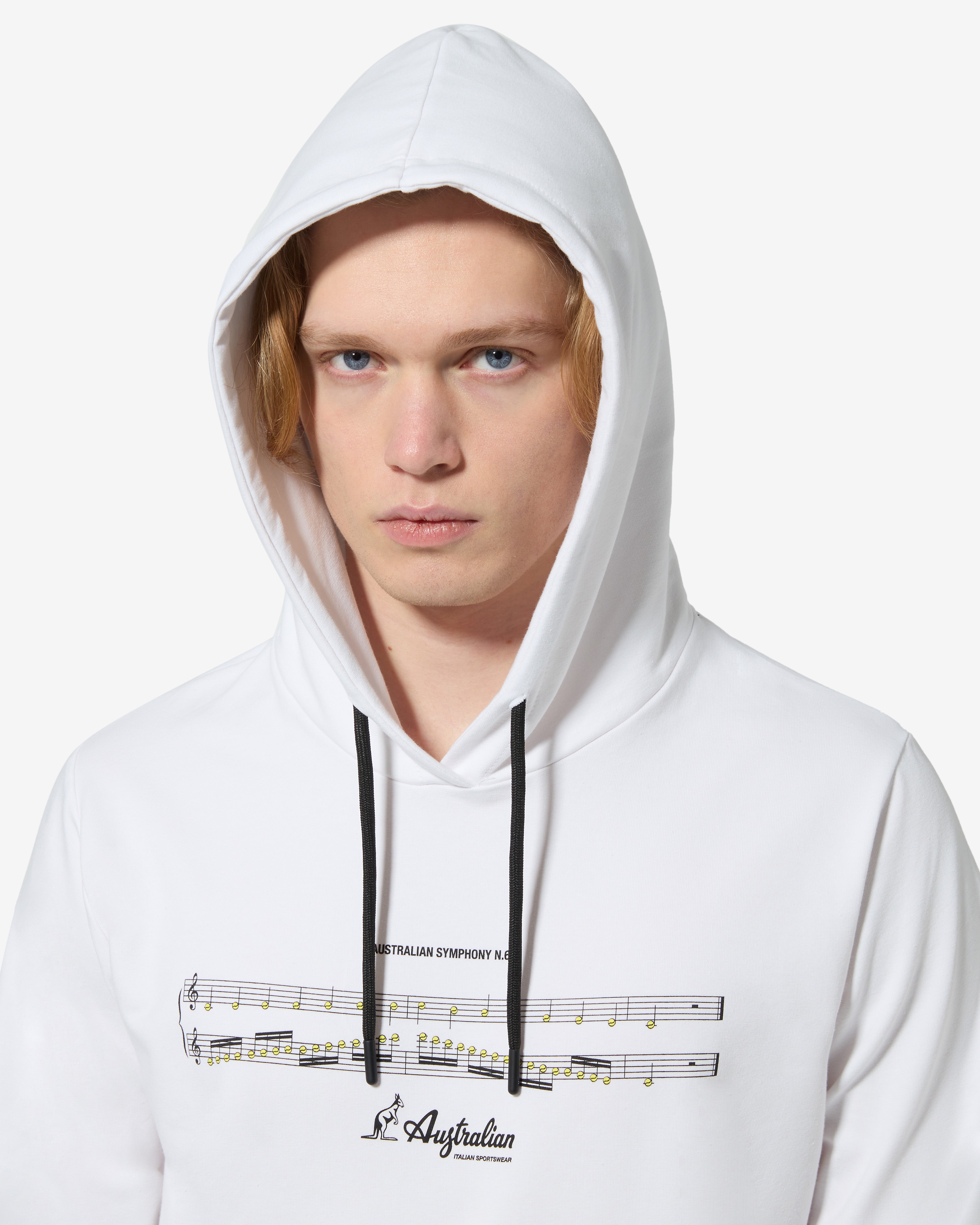 australian-symphony-hoodie-felpa-con-cappuccio-bianca-made-in-italy image 4