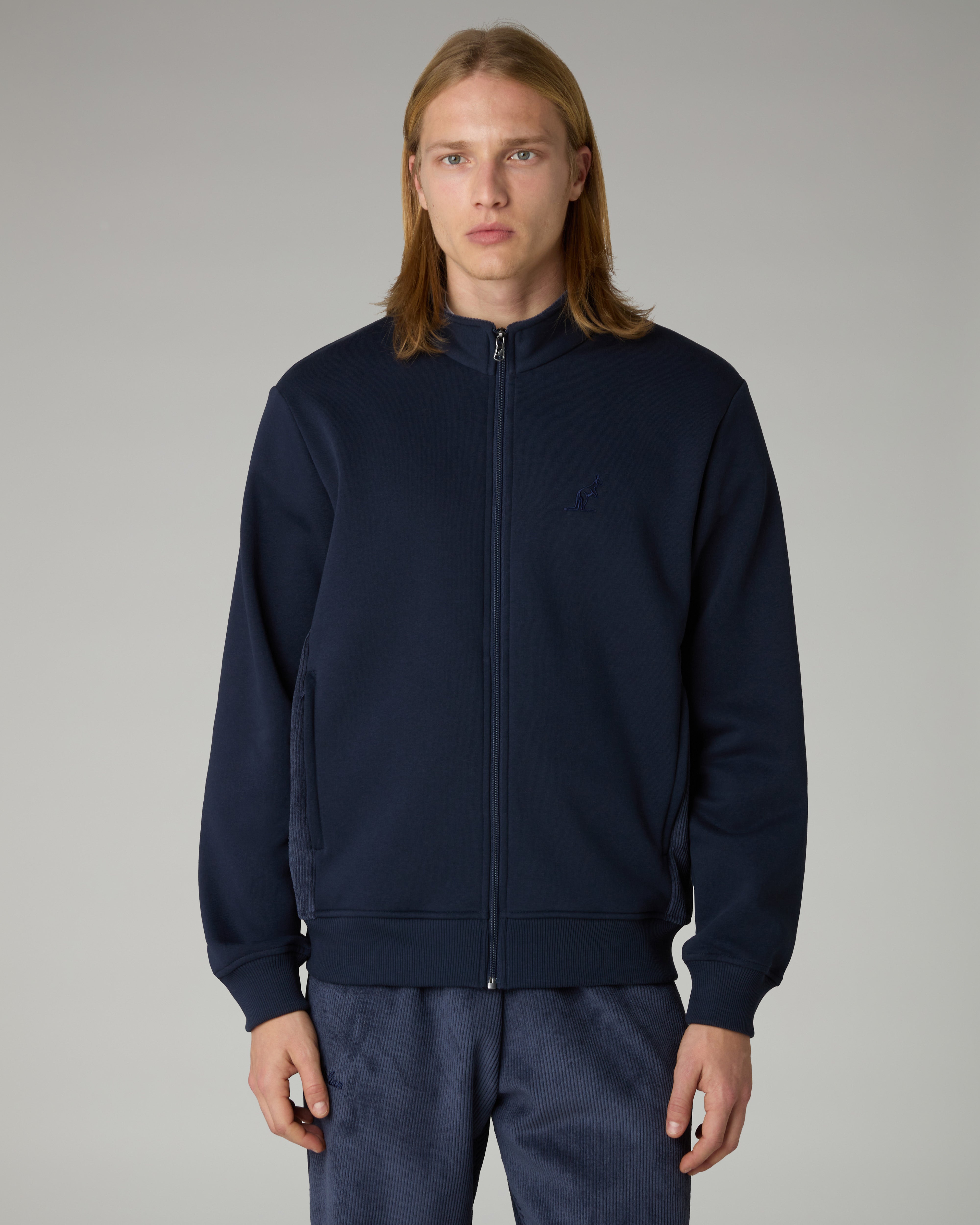 australian-bridget-track-jacket-giacca-felpa-corduroy-eclipse-blue image 1