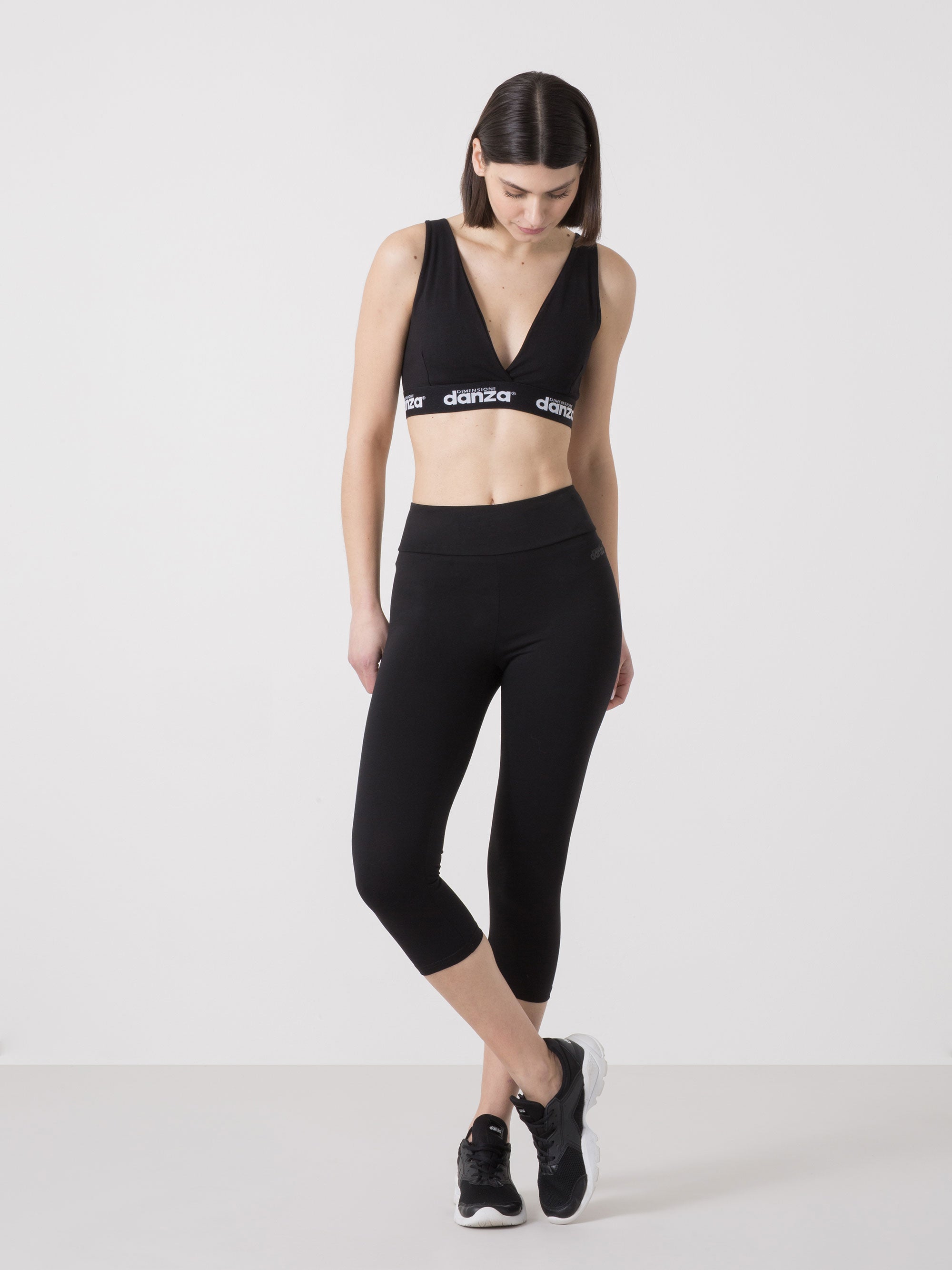 dimensione-danza-pinocchietto-donna-leggings-sportivo-a-vita-alta-capri image 2