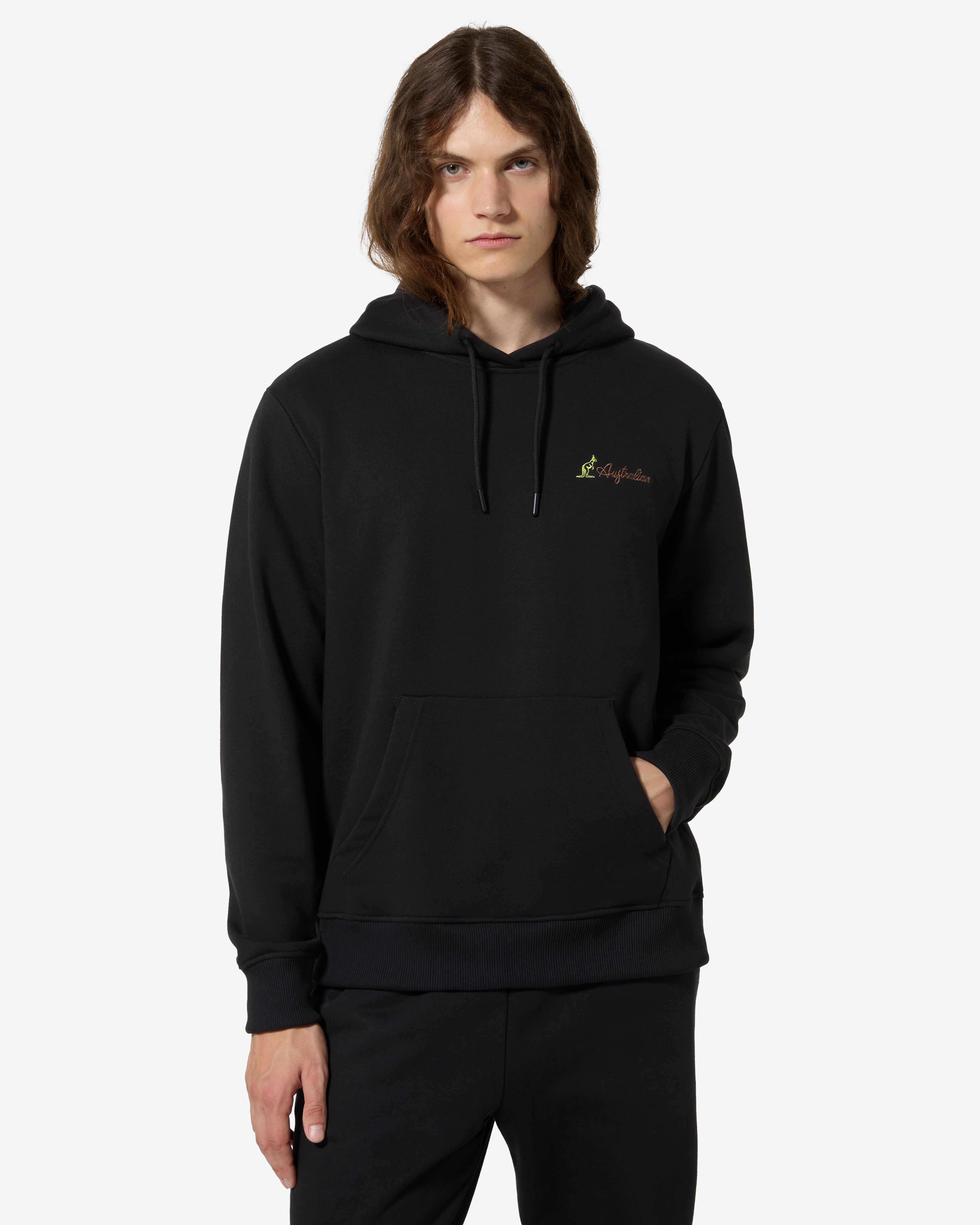 australian-aussie-felpa-con-cappuccio-nera-shawn-dickinson image 3