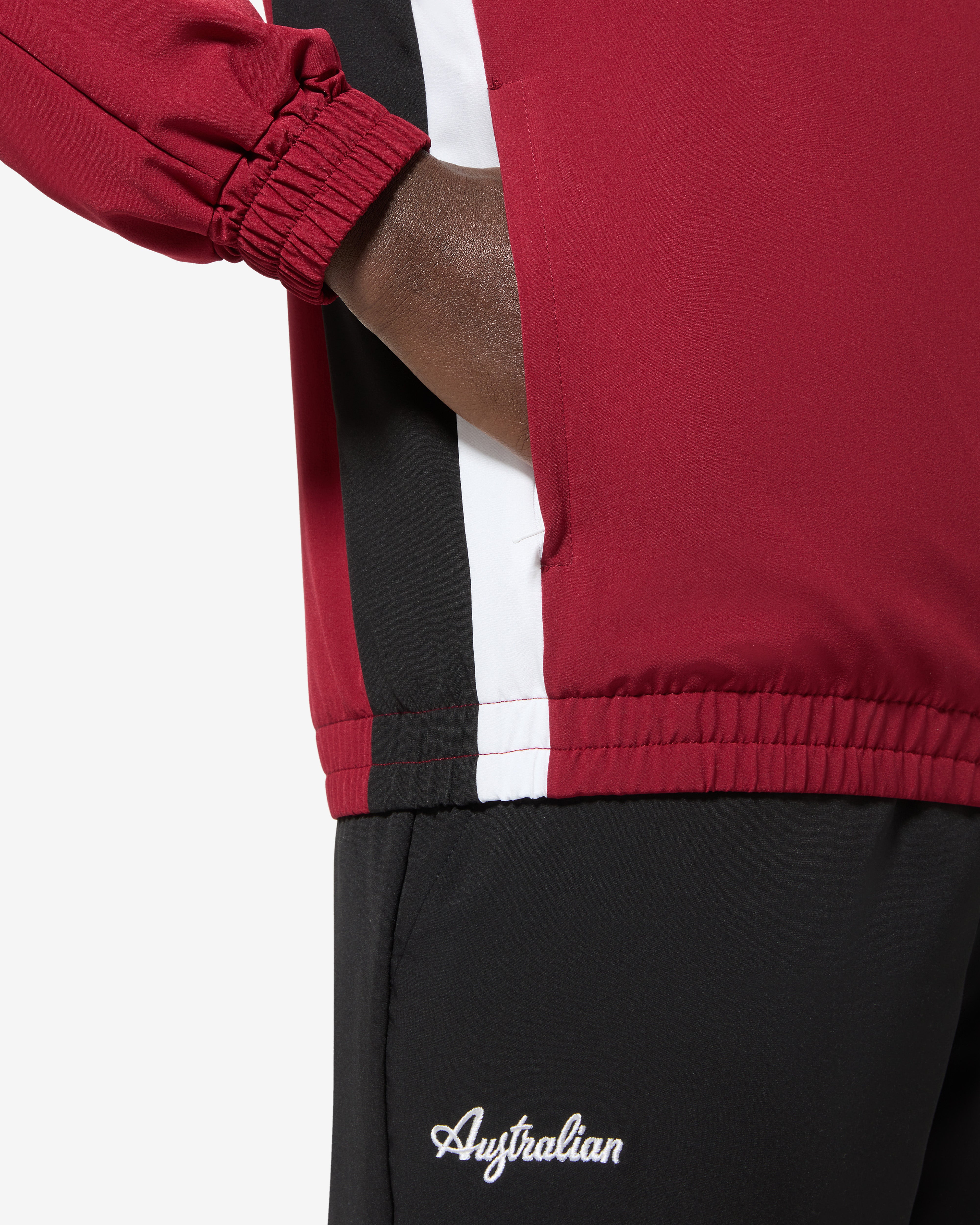 australian-elite-tracksuit-tuta-completa-bordeaux-in-tessuto-slam-bi-elastico image 5