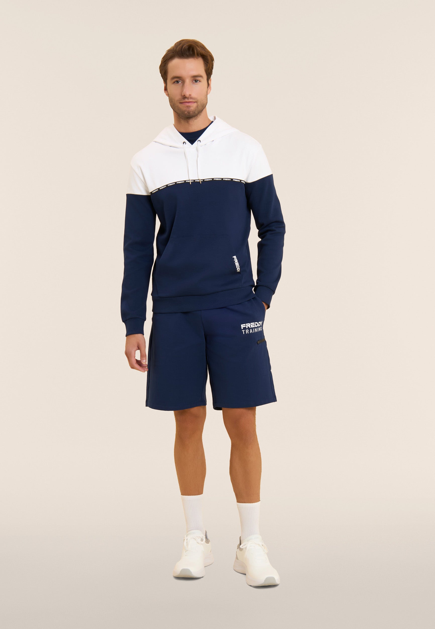 freddy-felpa-colour-block-con-cappuccio-in-interlock-100-cotone-wr-up image 2