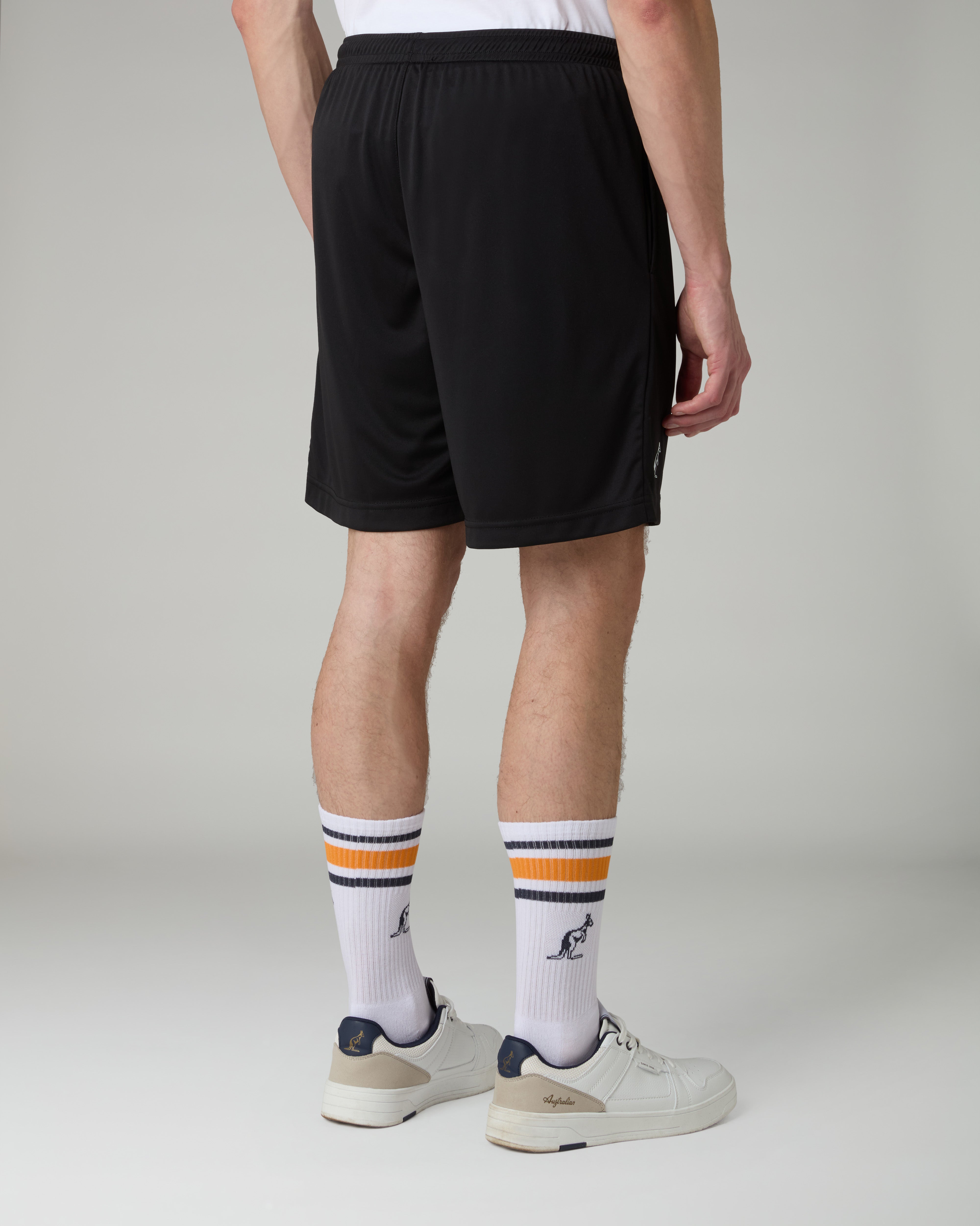 australian-ace-short-tennis-pantaloncino-elastico-nero-made-in-italy image 3