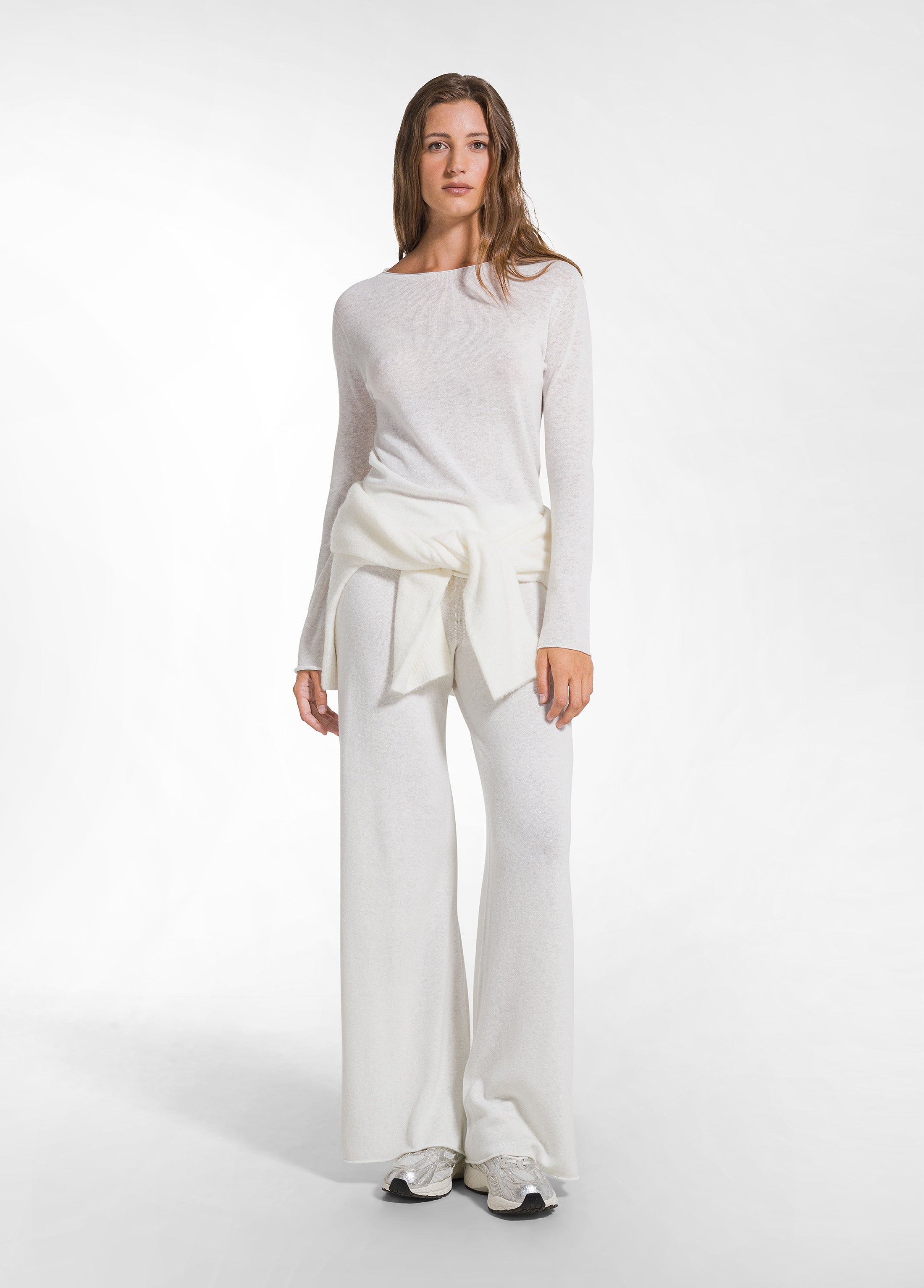 deha-maglia-girocollo-lana-leggera-d52712-bianco-donna image 4