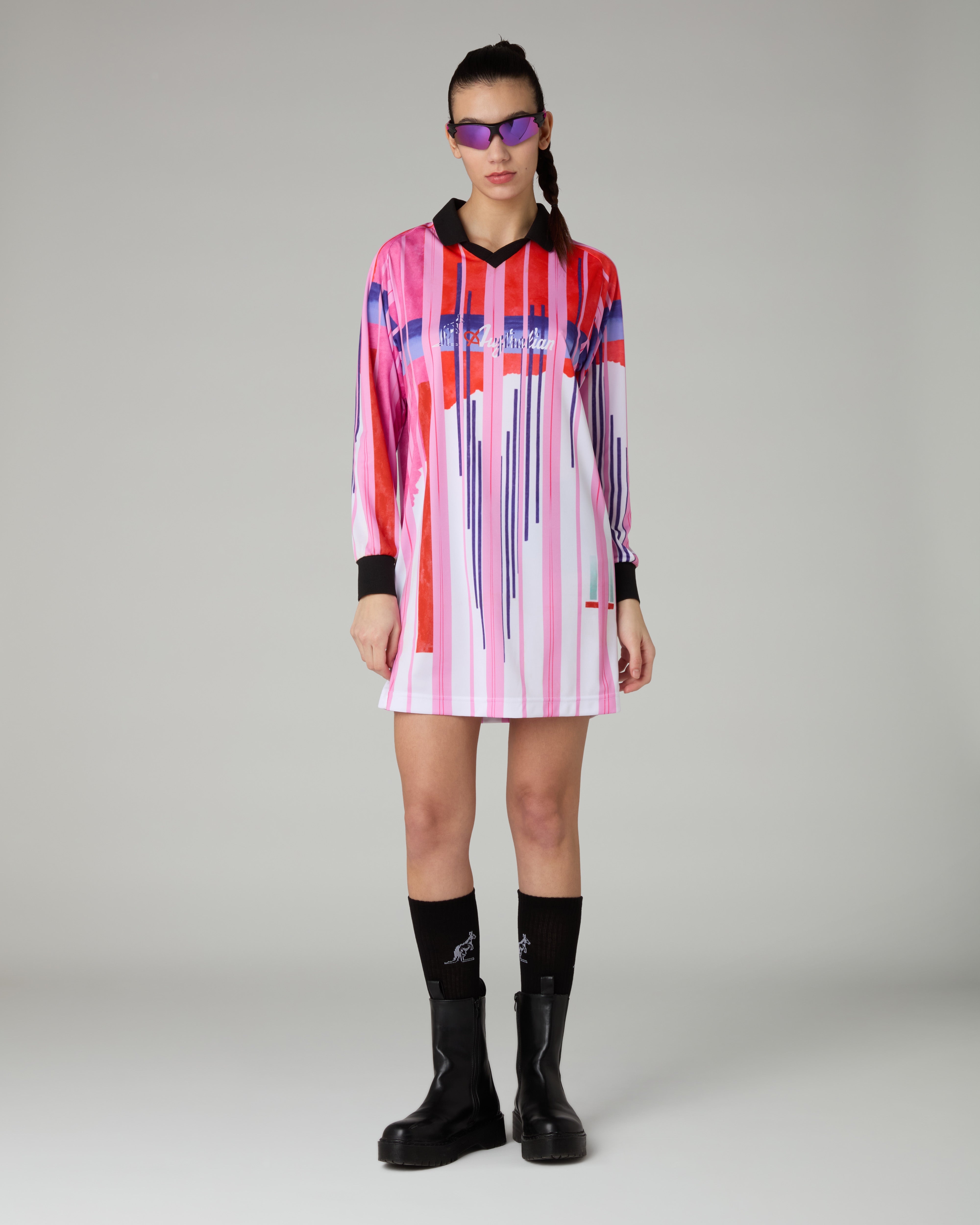 australian-goran-soccer-dress-abito-calcio-ace-rosso-bright-red image 2