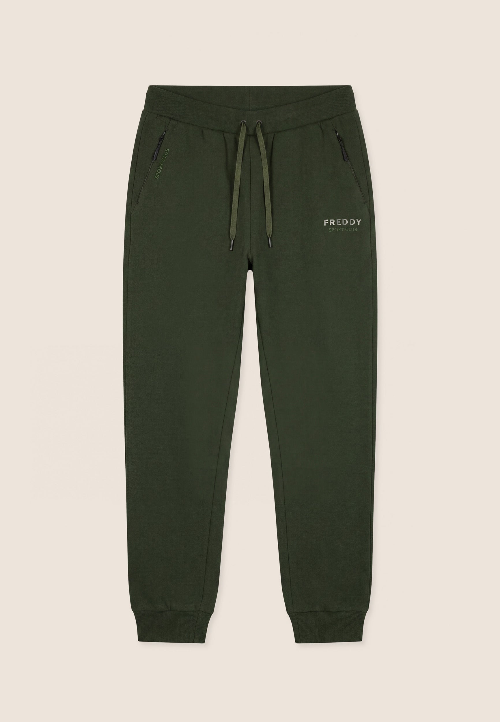 freddy-pantaloni-uomo-felpa-con-polsino-e-zip-tasche-100-cotone image 8