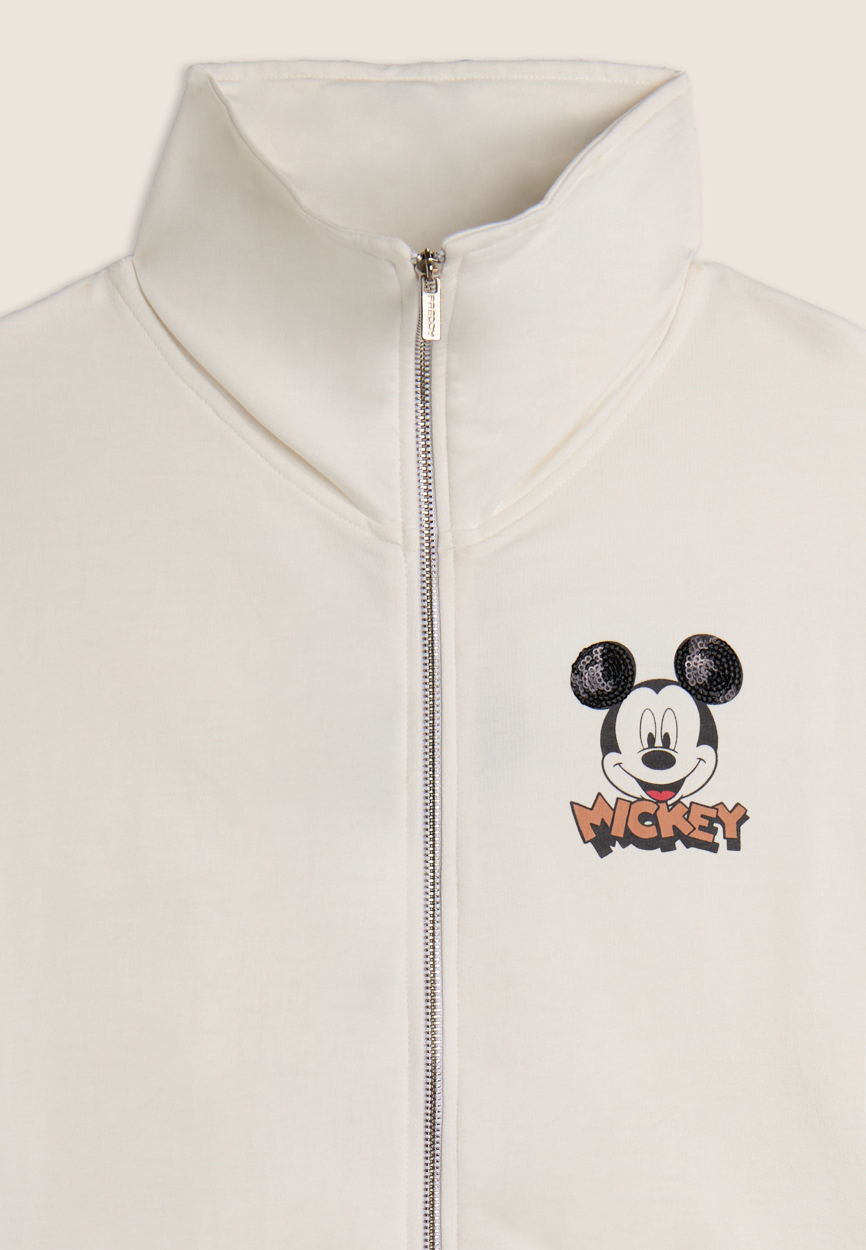 freddy-felpa-collo-alto-zip-comfort-fit-mickey-mouse-donna image 6