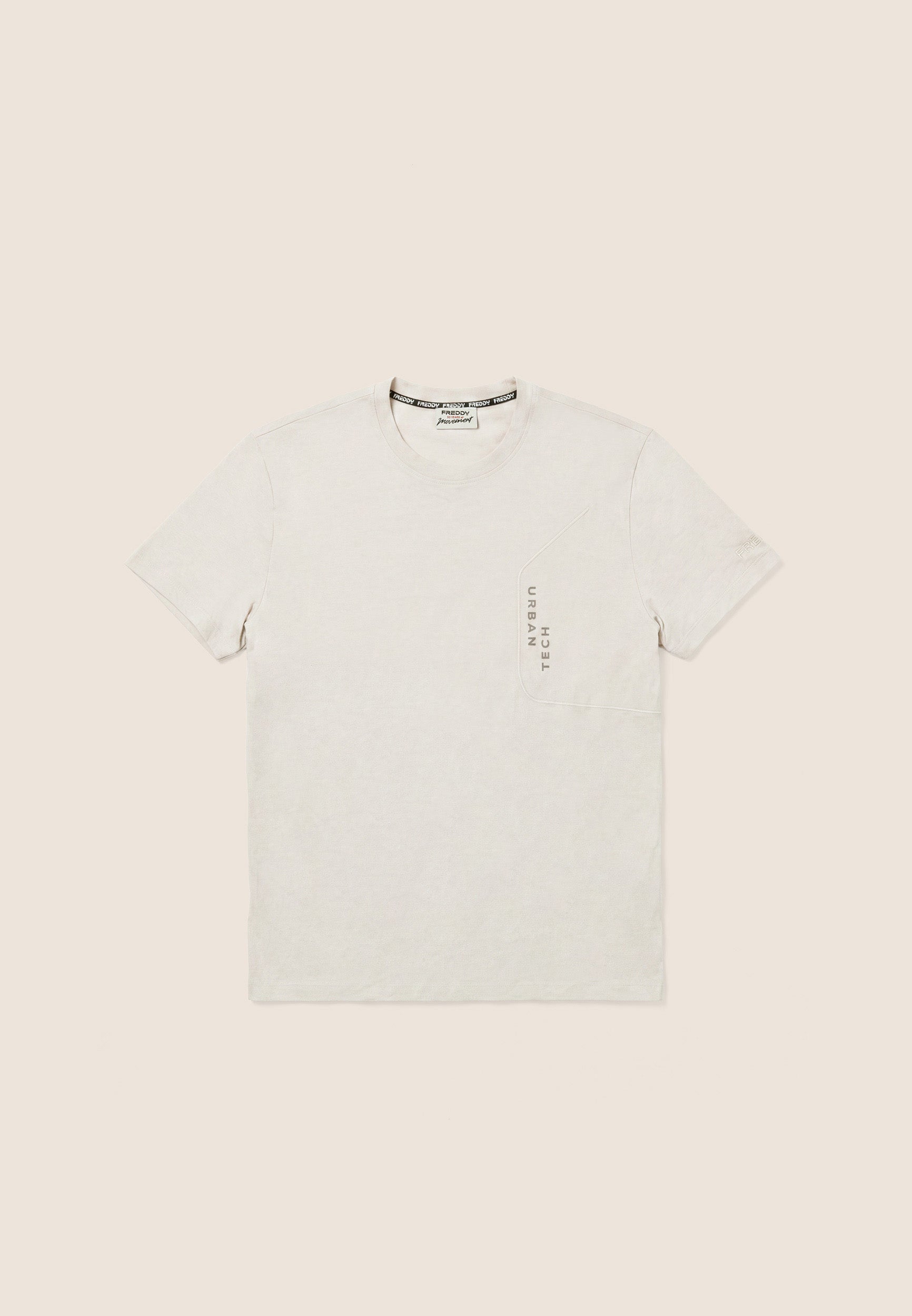 freddy-t-shirt-regular-in-cotone-da-uomo-con-grafiche-gommate image 5