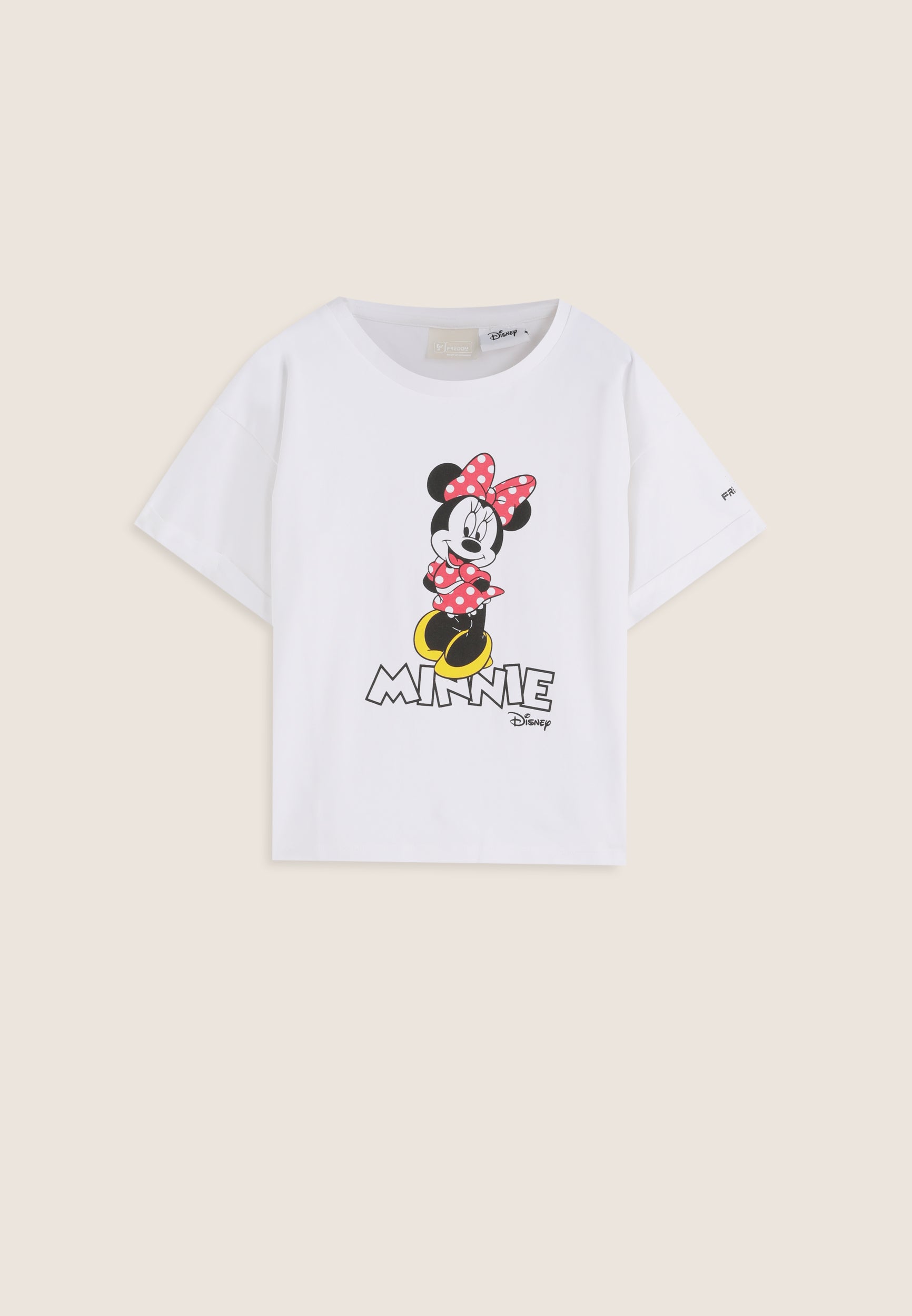 freddy-t-shirt-con-stampa-di-minnie-in-cotone-elasticizzato image 4