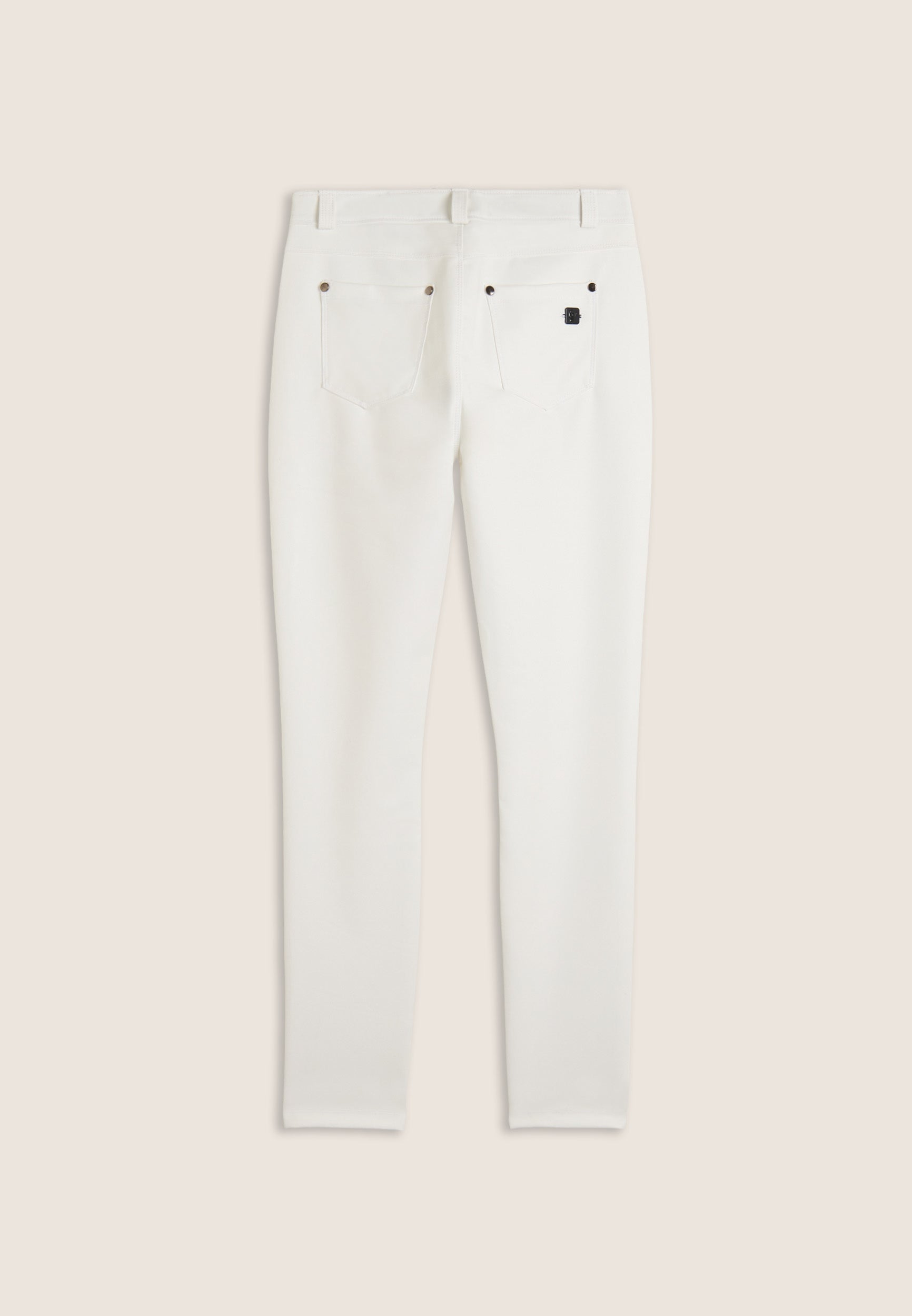 freddy-pantaloni-skinny-donna-in-similpelle-con-logo-ricamato image 8