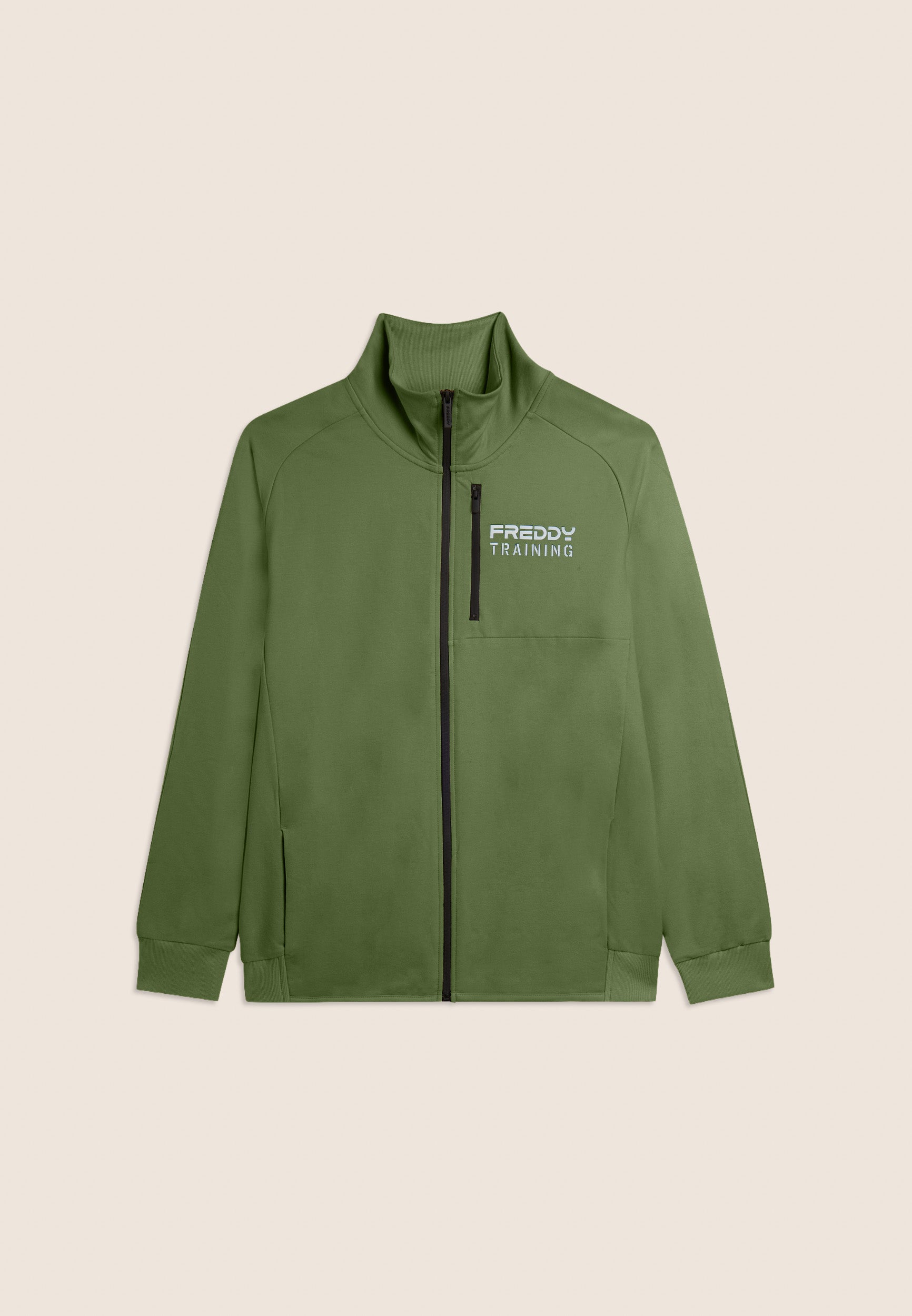 freddy-felpa-full-zip-con-taschino-collo-alto-e-cuciture-sportive image 5