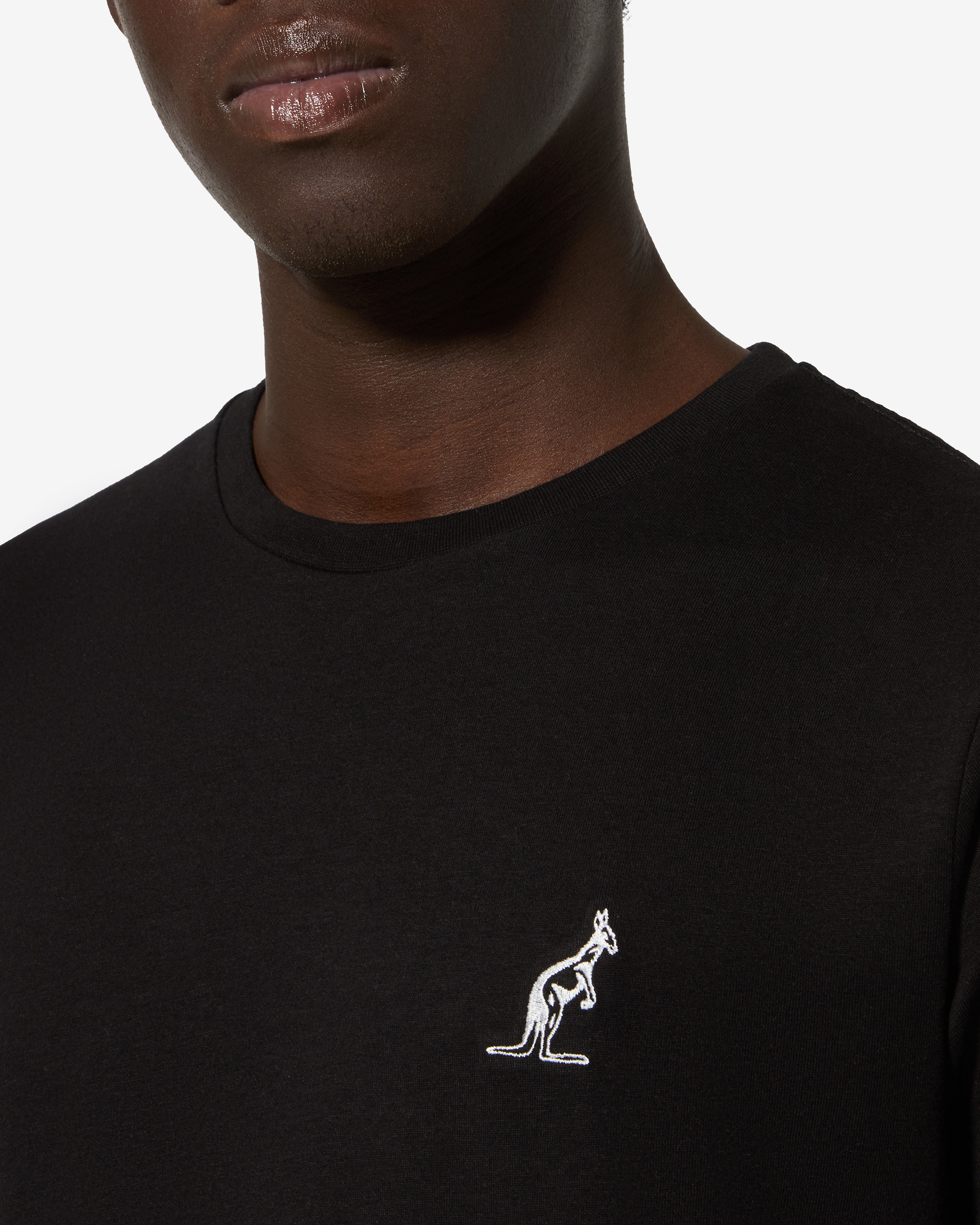australian-basic-t-shirt-sportswear-t-shirt-cotone-nera image 4