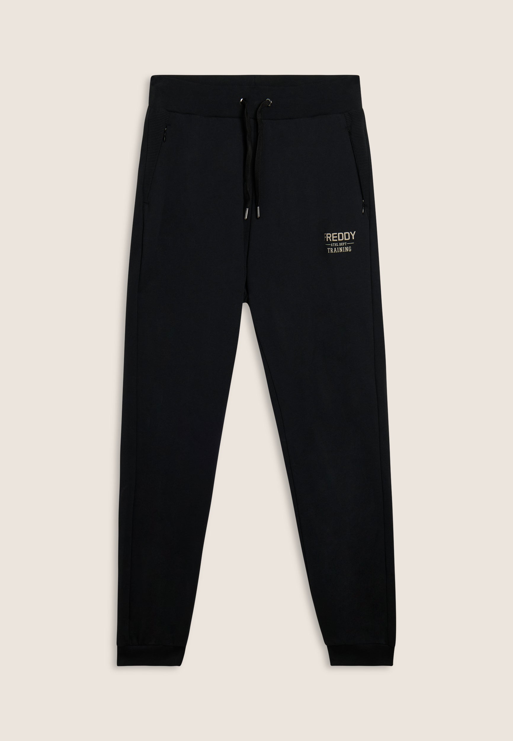 freddy-pantaloni-joggers-uomo-felpa-cotone-con-polsino image 5