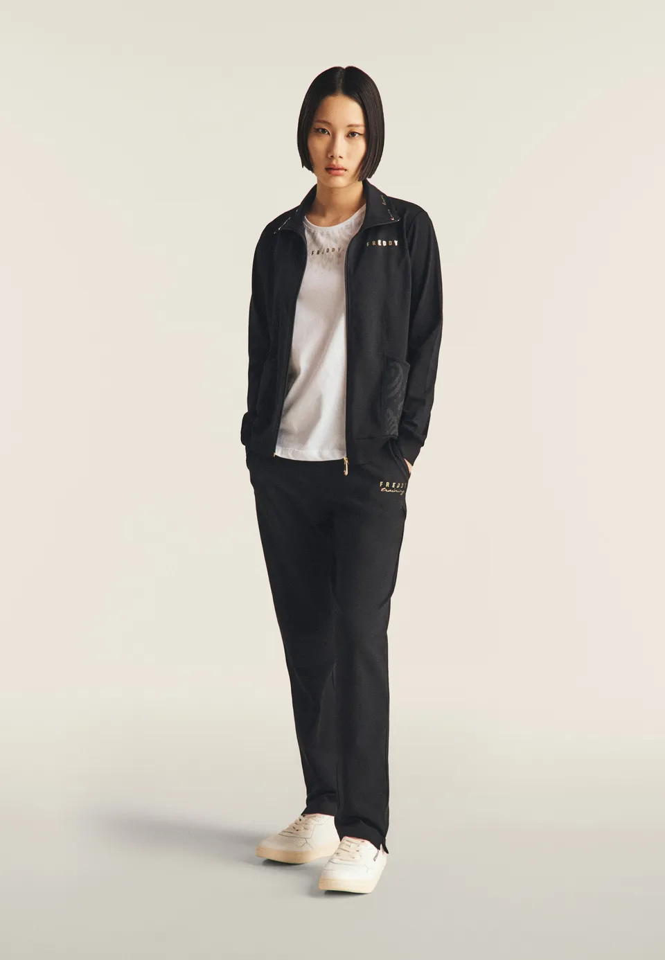 freddy-pantaloni-regular-fit-fondo-dritto-con-spacchi-heavy-jersey-stretch image 1