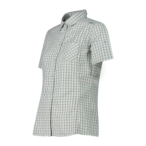 cmp-rahmsy-camicia-donna-maniche-corte-a-quadri-upf30 image 6