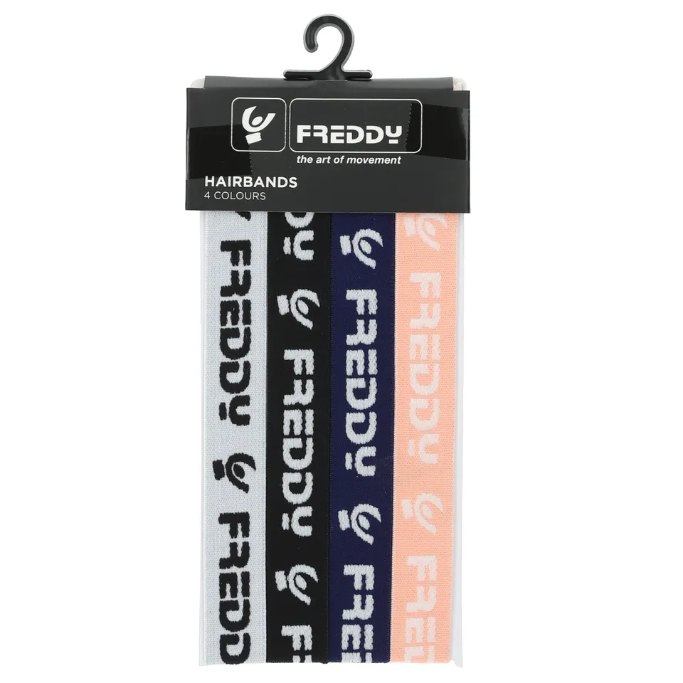 freddy-fascia-elastica-da-capelli-sottile-con-loghi-pack-4-pezzi image 1