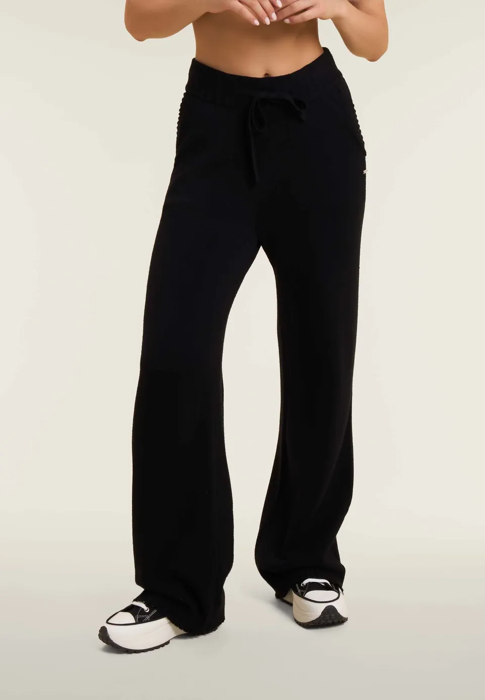 freddy-pantalone-donna-wide-leg-in-tricot-con-coulisse image 1