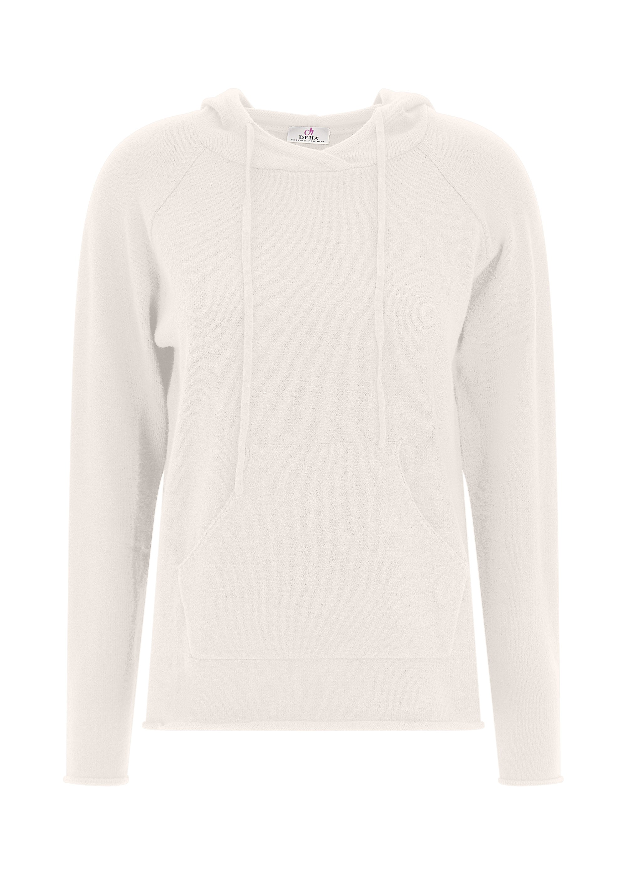 deha-pullover-con-cappuccio-bianco image 5
