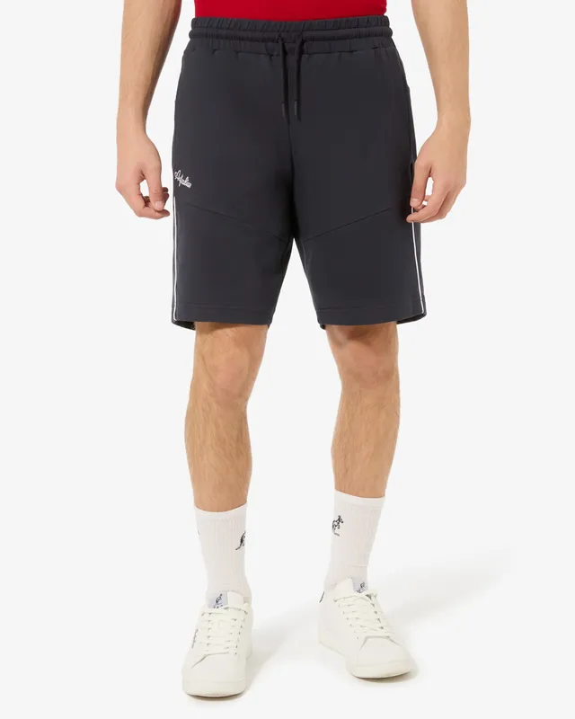 australian-collage-short-short-uomo-in-felpa-blu-navy image 1