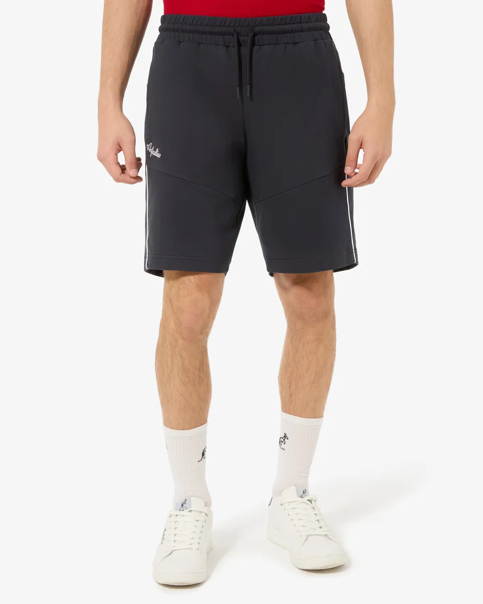 australian-collage-short-short-uomo-in-felpa-blu-navy image 1