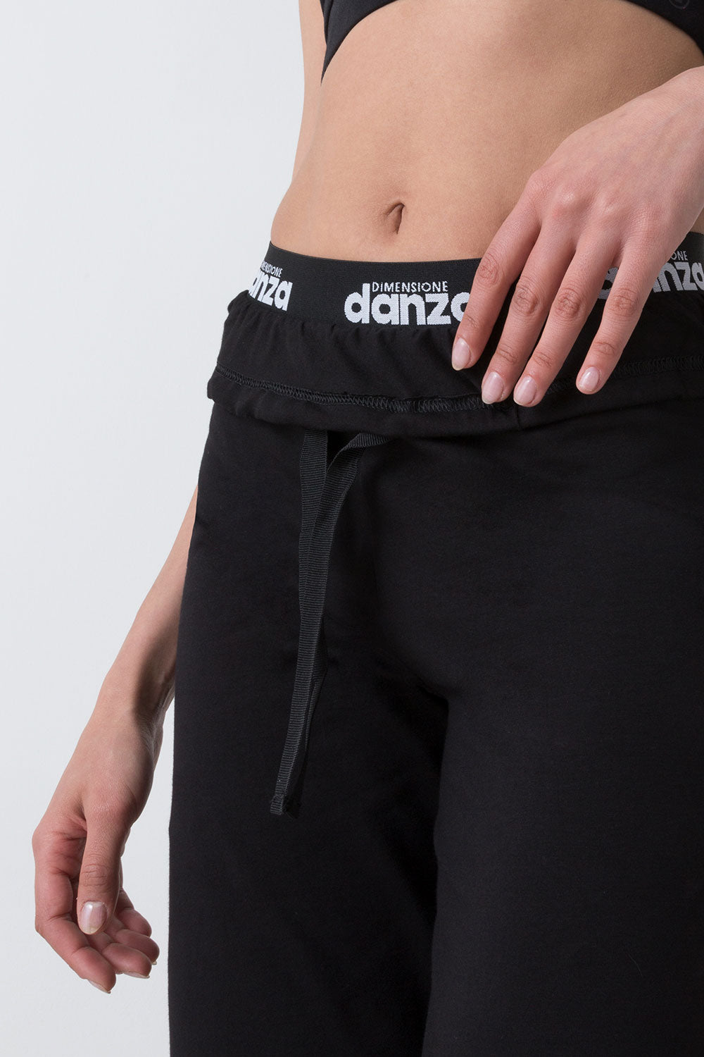 dimensione-danza-basic-pantalone-in-jersey-stretch-con-elastico-jacquard image 5