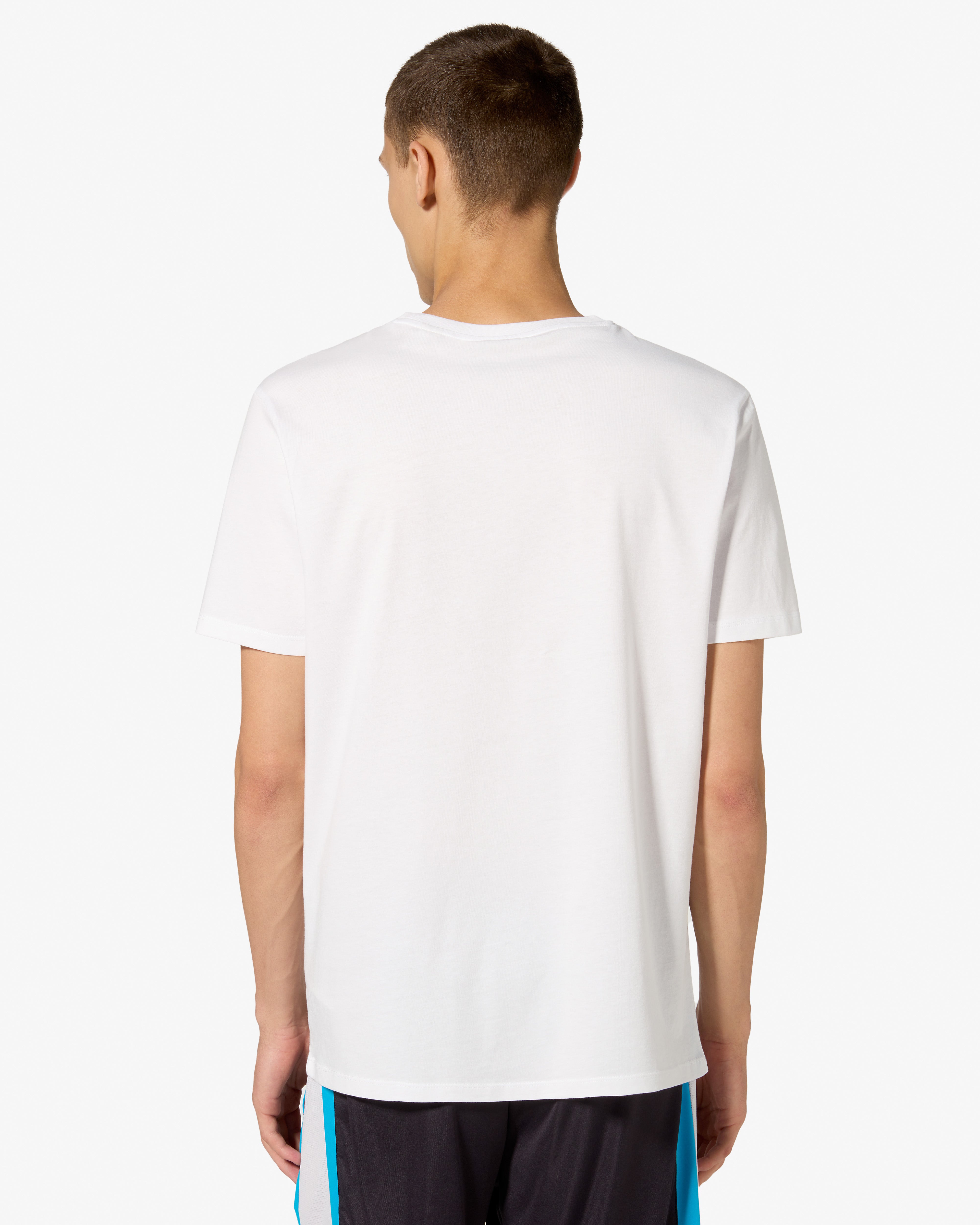 australian-league-t-shirt-cotone-bianca-con-stampa-petto-regular-fit image 3