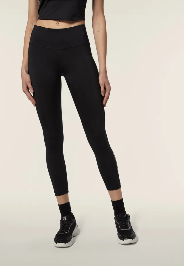 freddy-leggings-7-8-vita-alta-in-tessuto-tecnico-d-i-w-o-con-banda-floreale image 1
