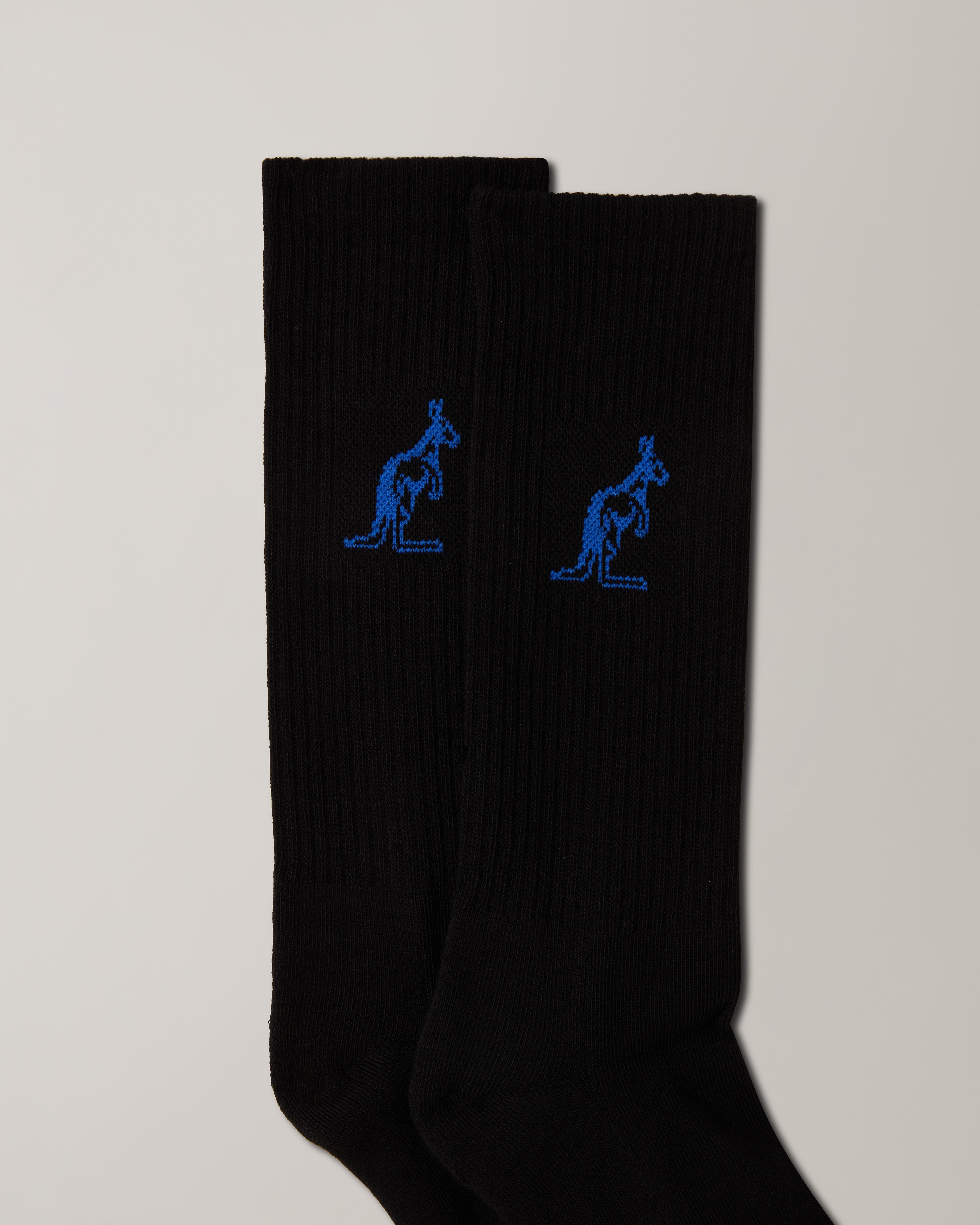 australian-cotton-socks-calze-in-cotone-nero-fiordaliso image 2