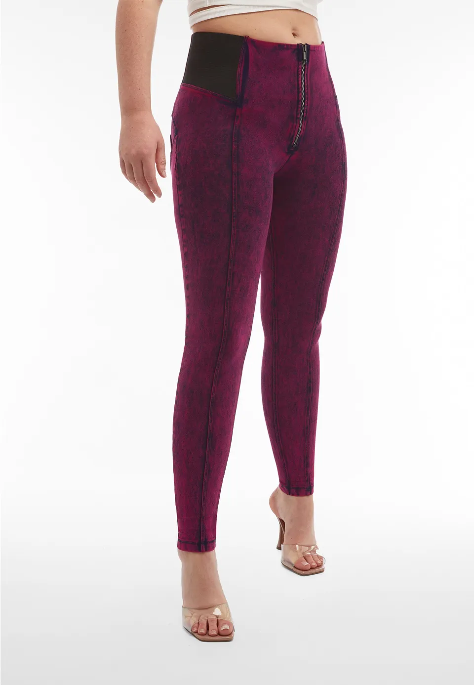 freddy-jeggings-push-up-wr-up-vita-alta-effetto-marble-superskinny image 1