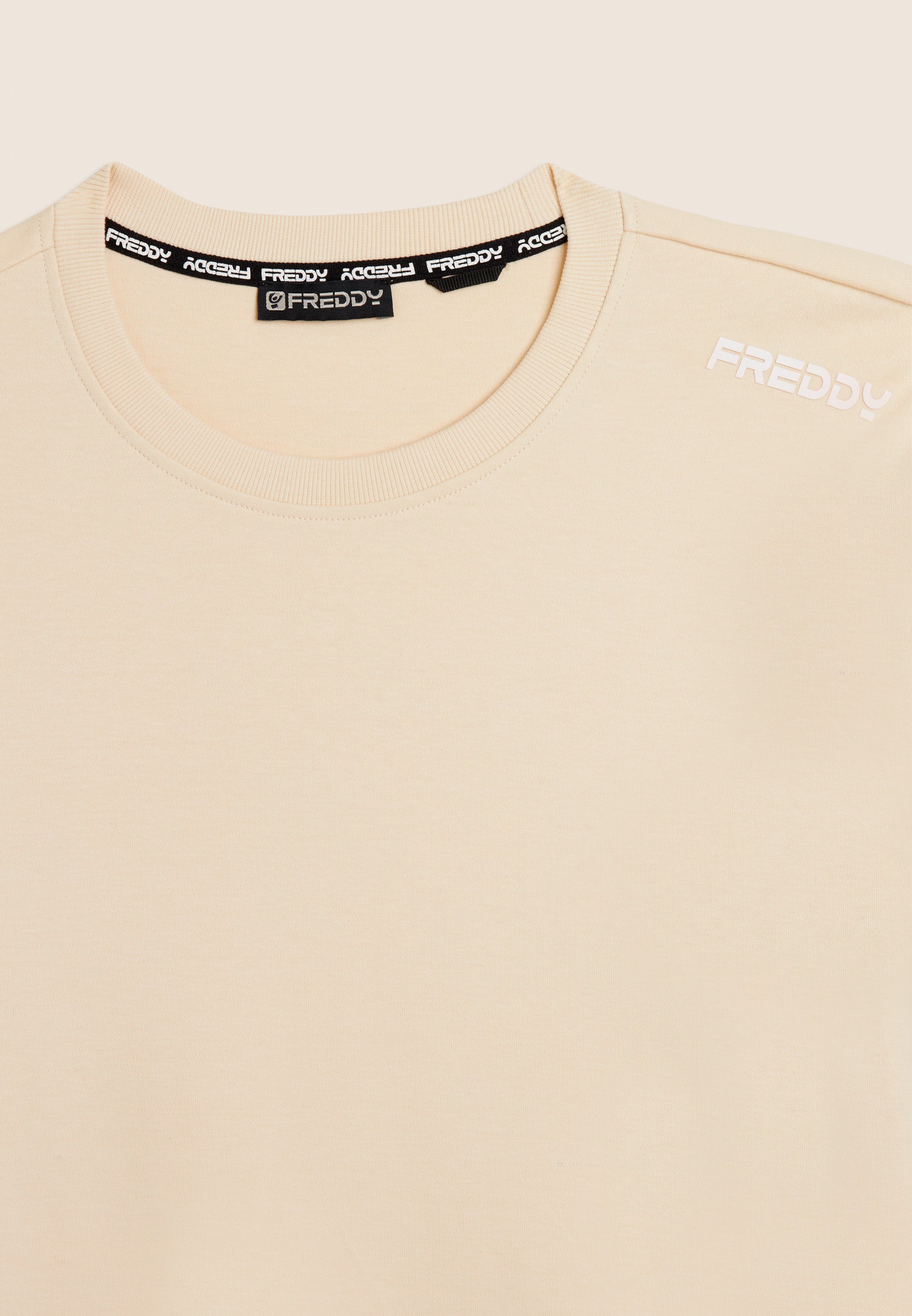 freddy-felpa-girocollo-cotone-inserto-logato-maniche image 6