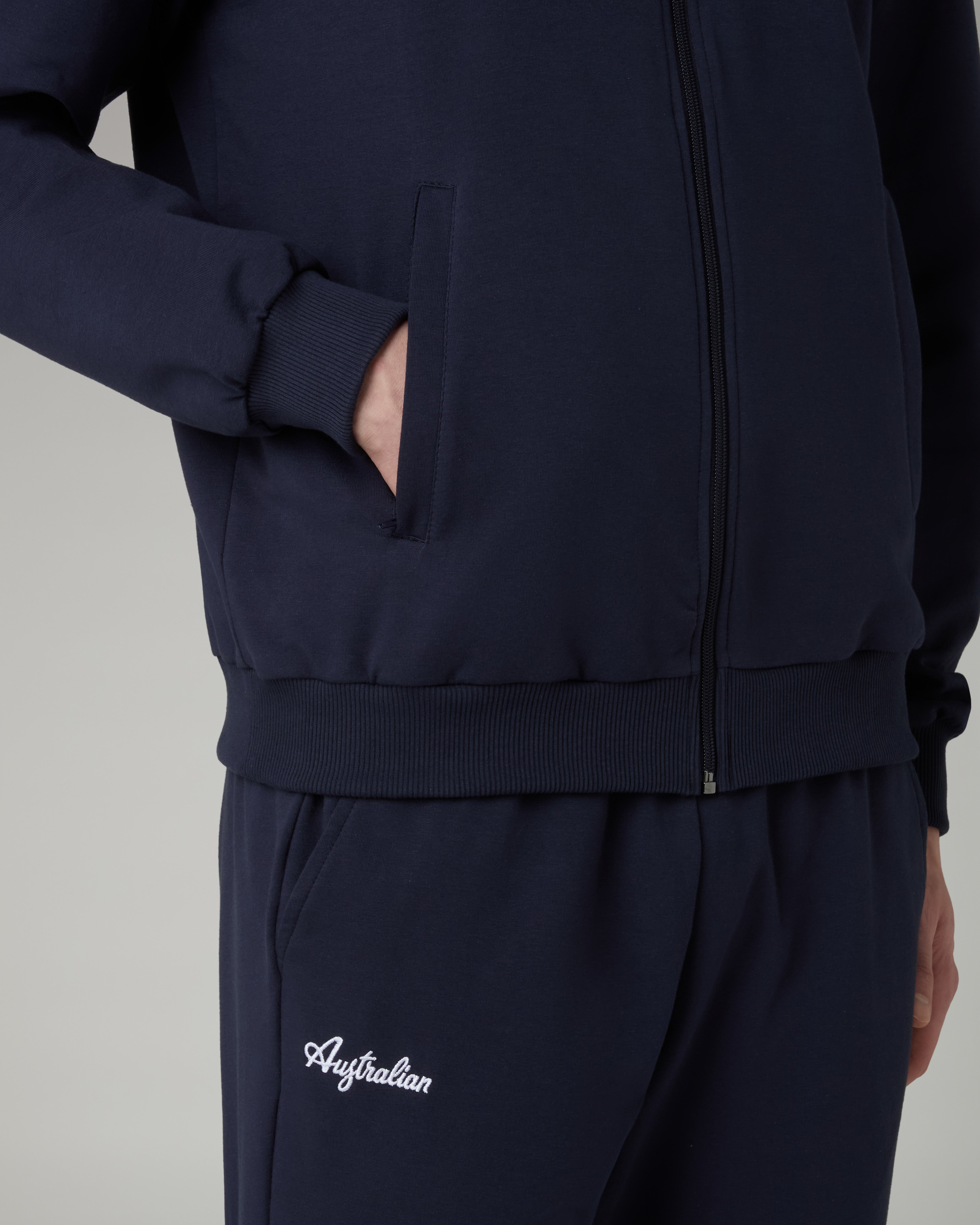 australian-essential-line-tracksuit-tuta-felpa-blu-eclipse image 5
