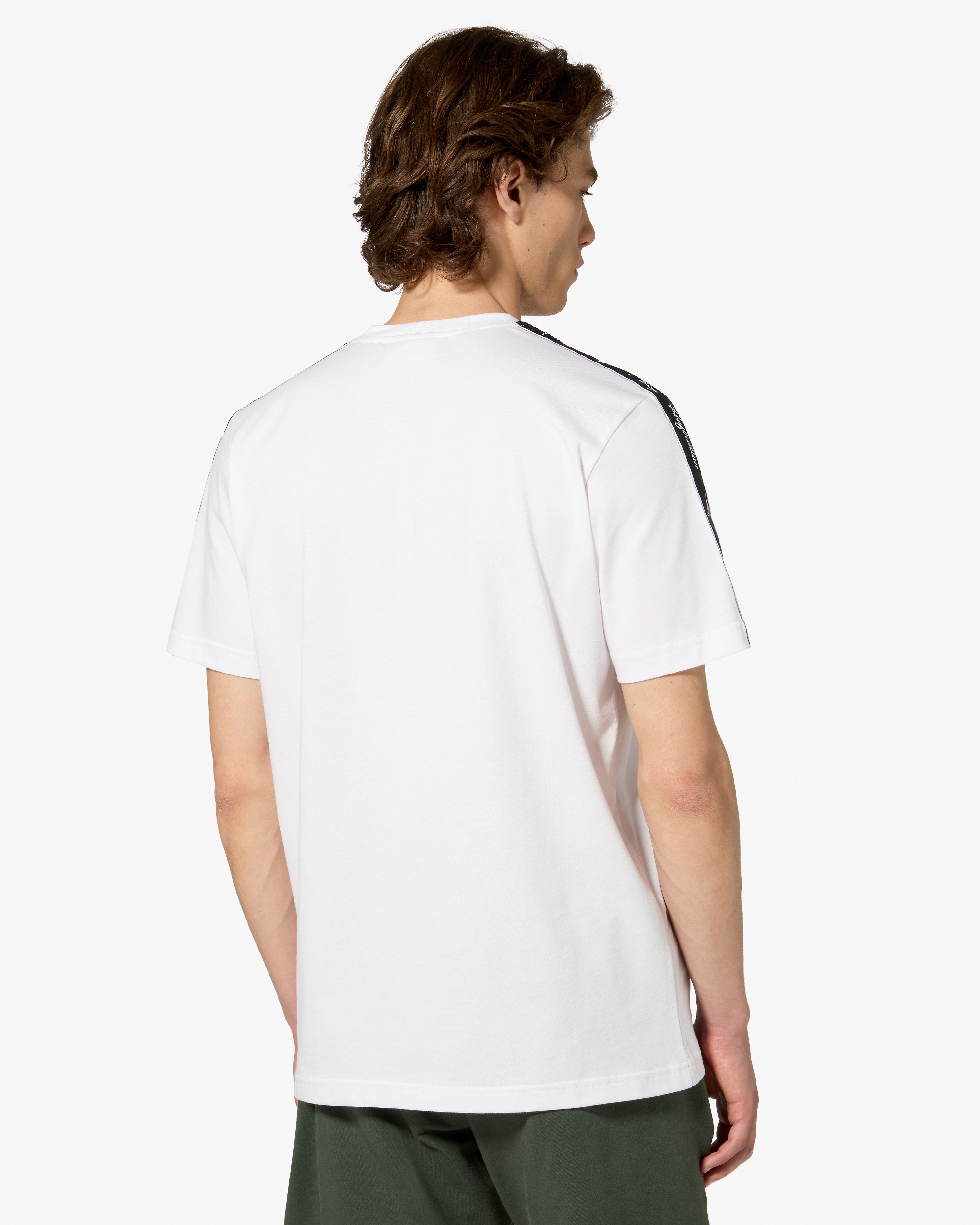 australian-tape-t-shirt-in-cotone-bianco-regular-fit image 3