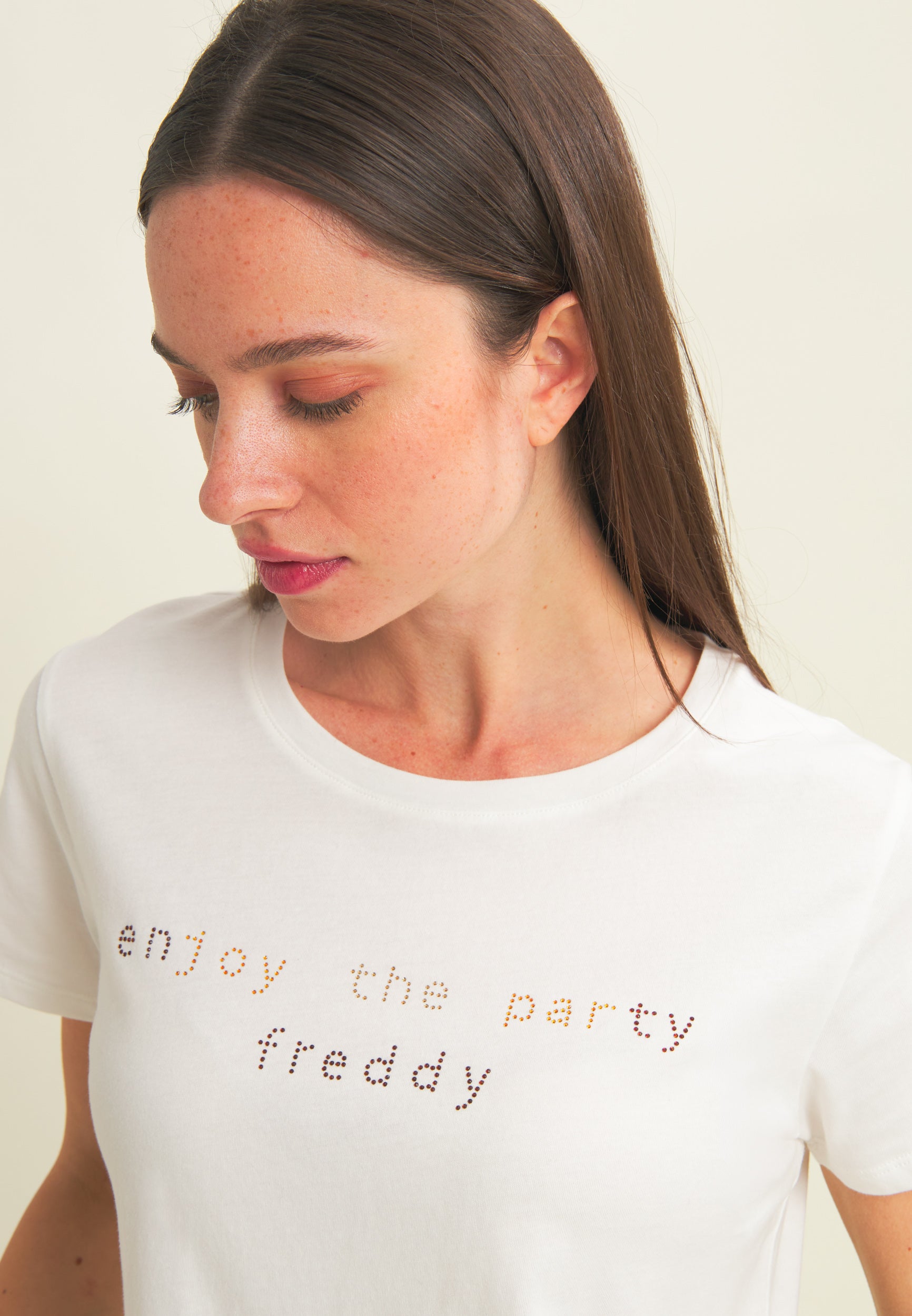 freddy-wr-up-t-shirt-enjoy-the-party-in-strass-cotone-supima image 3