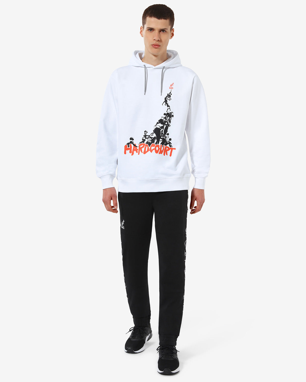 australian-pyramid-hoodie-hard-court-bianca-con-cappuccio image 2