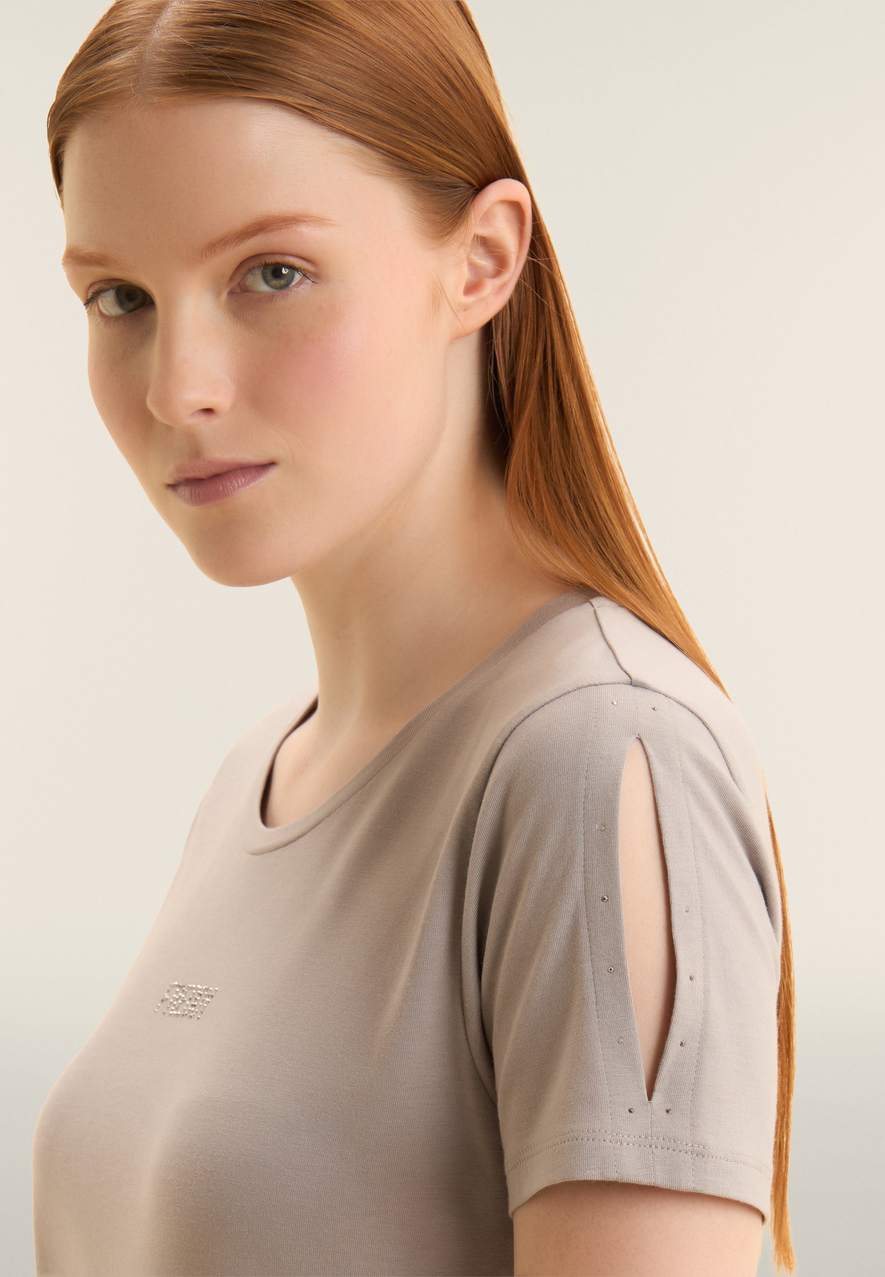 freddy-t-shirt-manica-corta-cut-out-strass-logo image 4