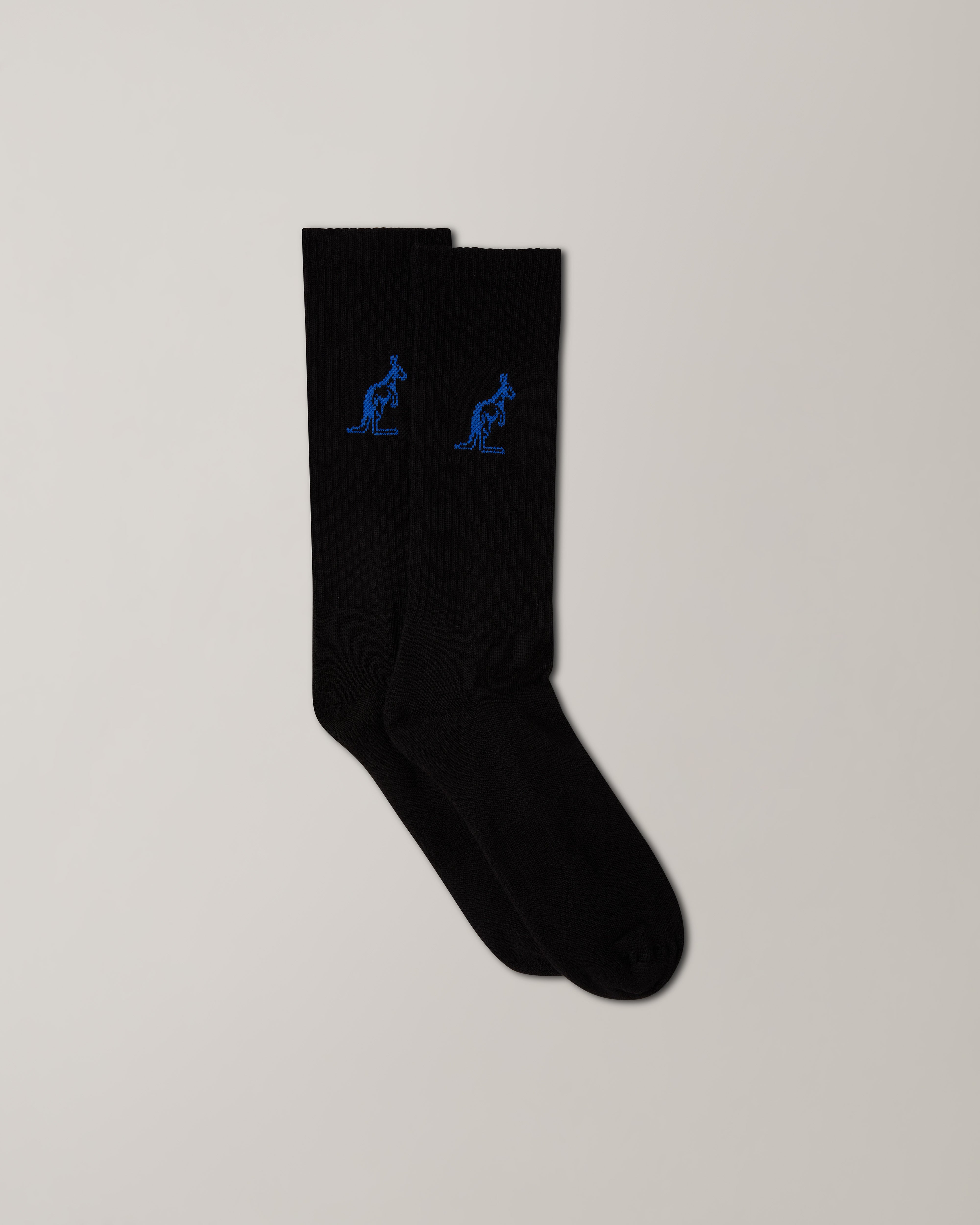 australian-cotton-socks-calze-in-cotone-nero-fiordaliso image 1