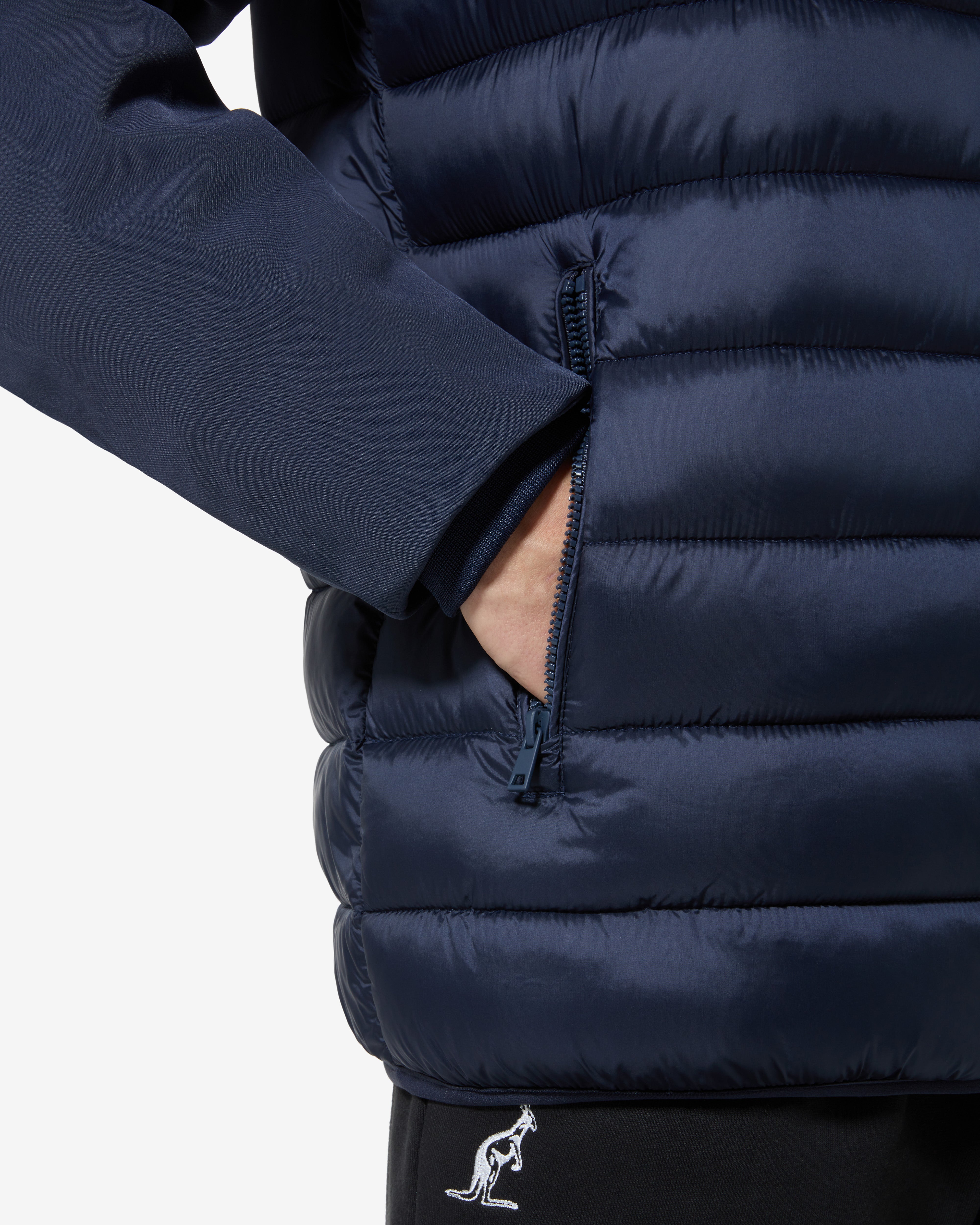 australian-bi-material-jacket-giubbotto-softshell-nylon-20d-con-cappuccio-blu-na image 5