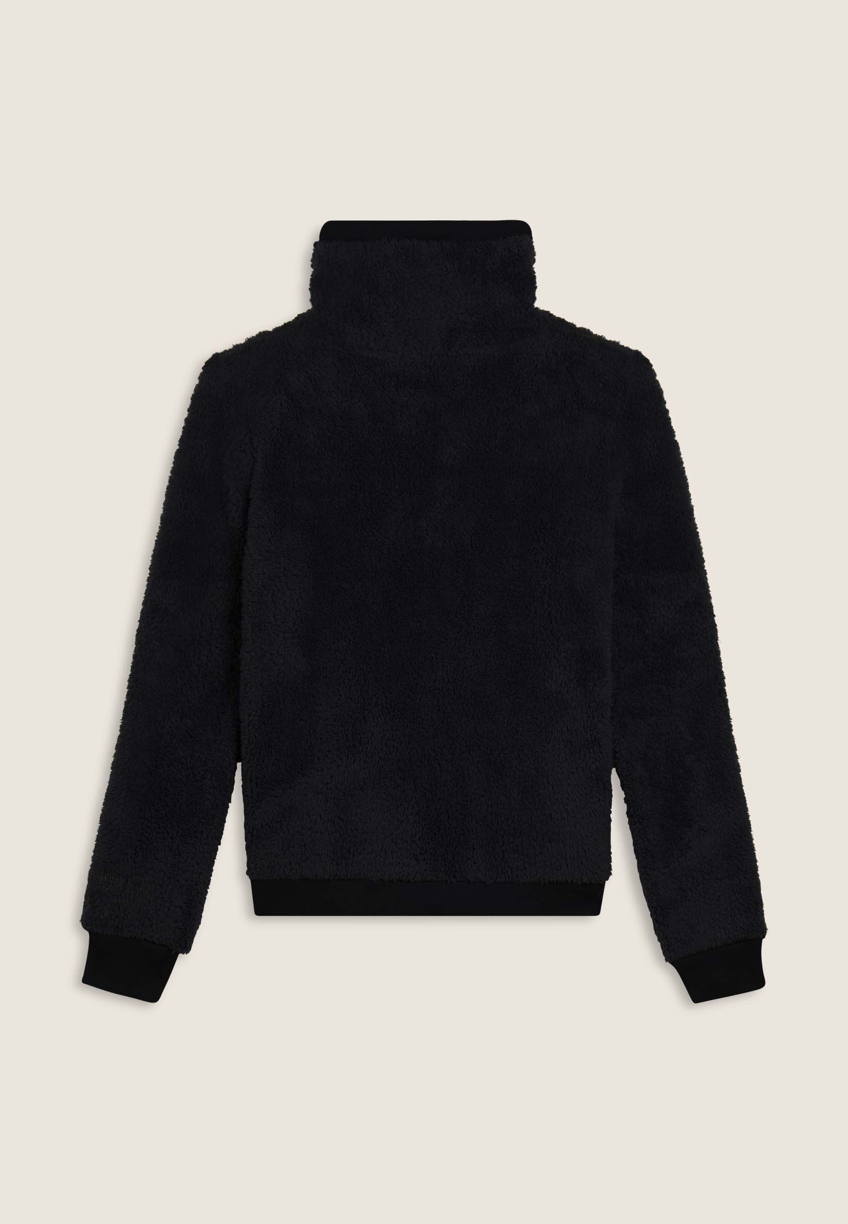 freddy-felpa-in-pile-sherpa-con-zip-e-collo-alto-regular-fit image 5