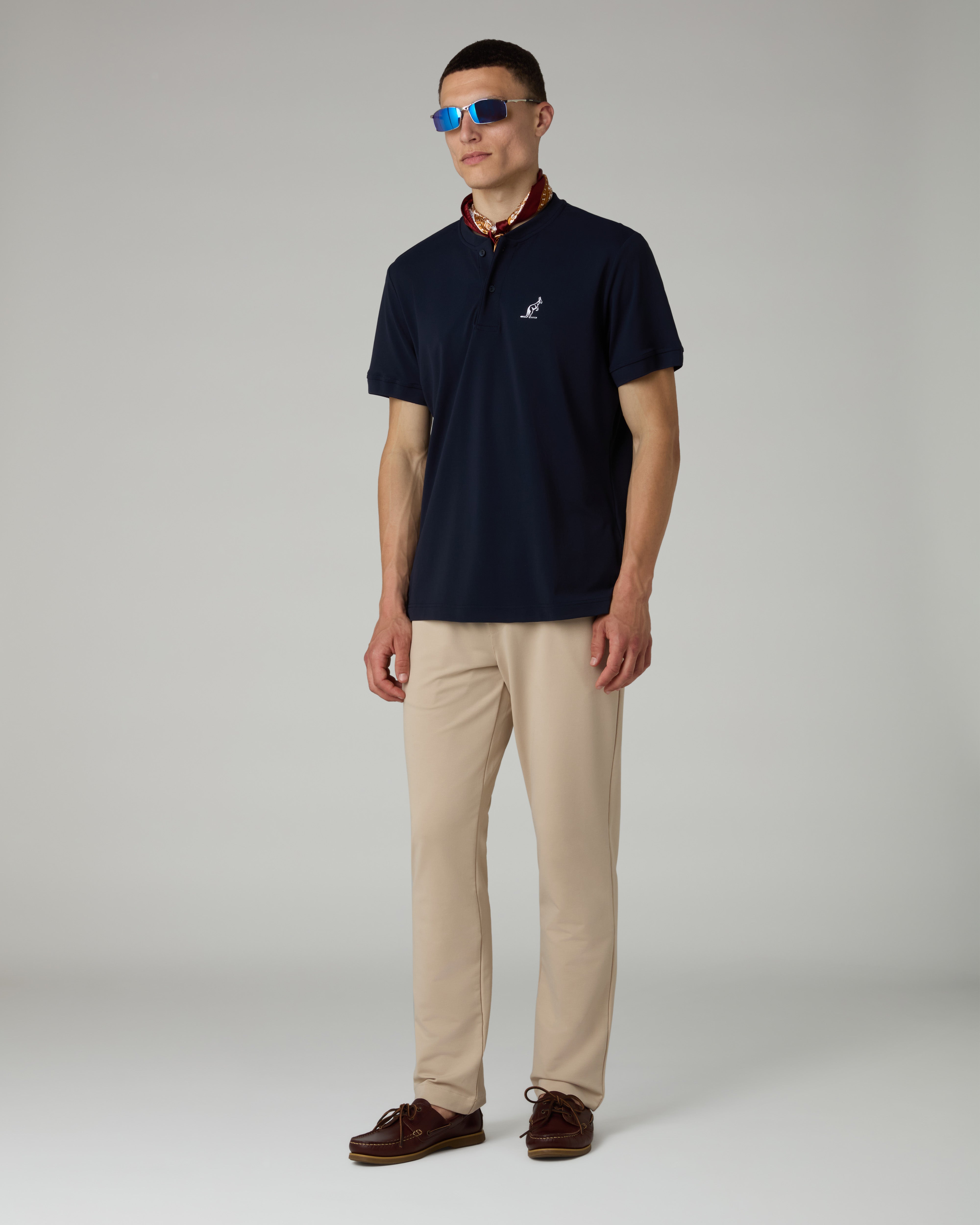australian-style-polo-shirt-polo-piquet-tecnico-blu-navy-regular-fit image 2