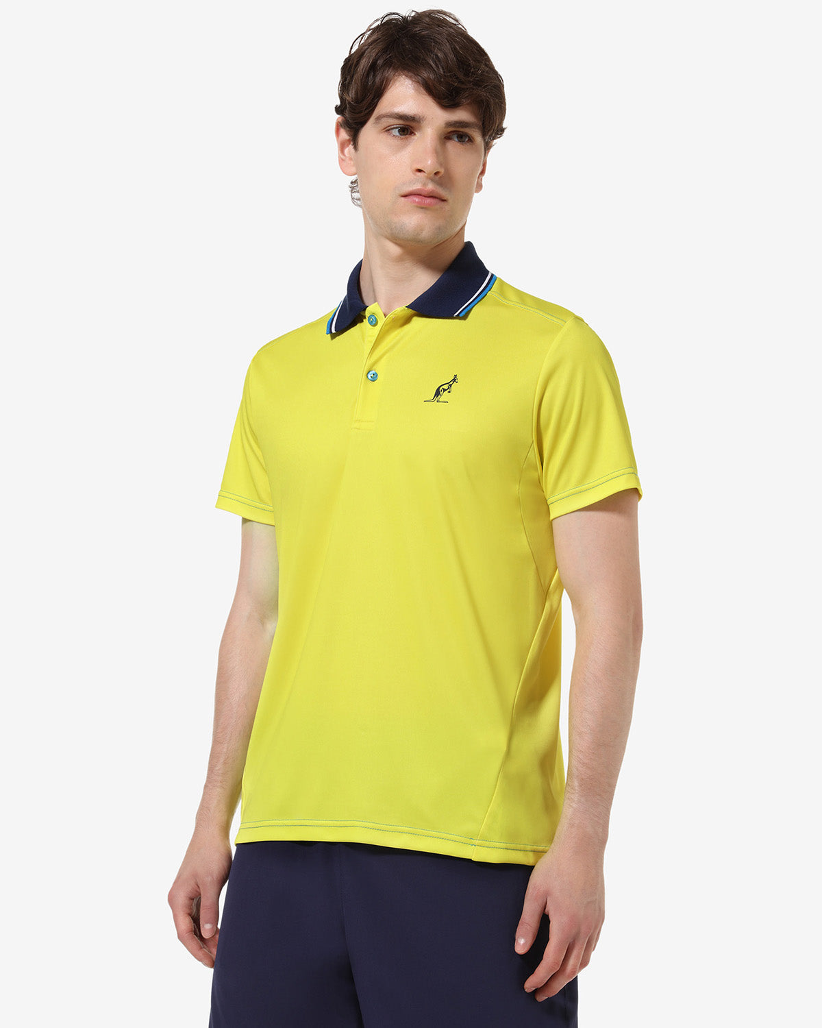 australian-tech-ace-polo-shirt-tennis-polo-giallo-vivo image 1