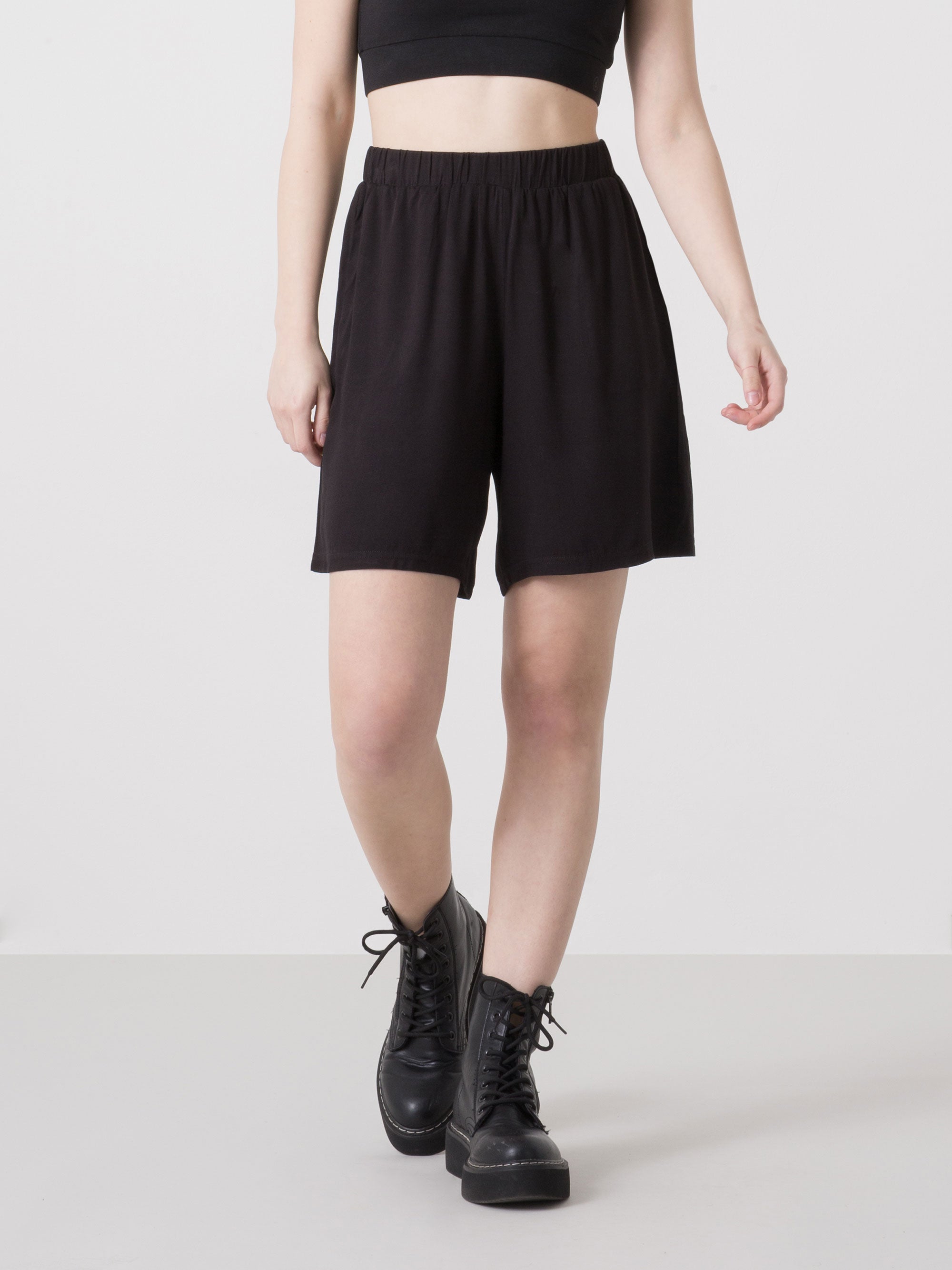 dimensione-danza-short-donna-in-viscosa-leggera-con-vita-elasticizzata-e-tasche image 6