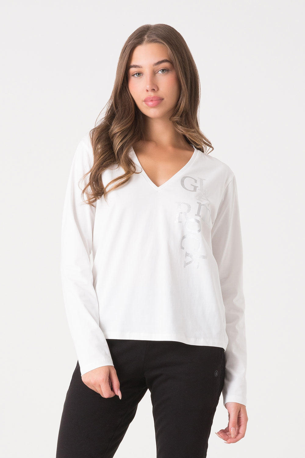 dimensione-danza-one-mile-from-home-t-shirt-manica-lunga-scollo-a-v image 1