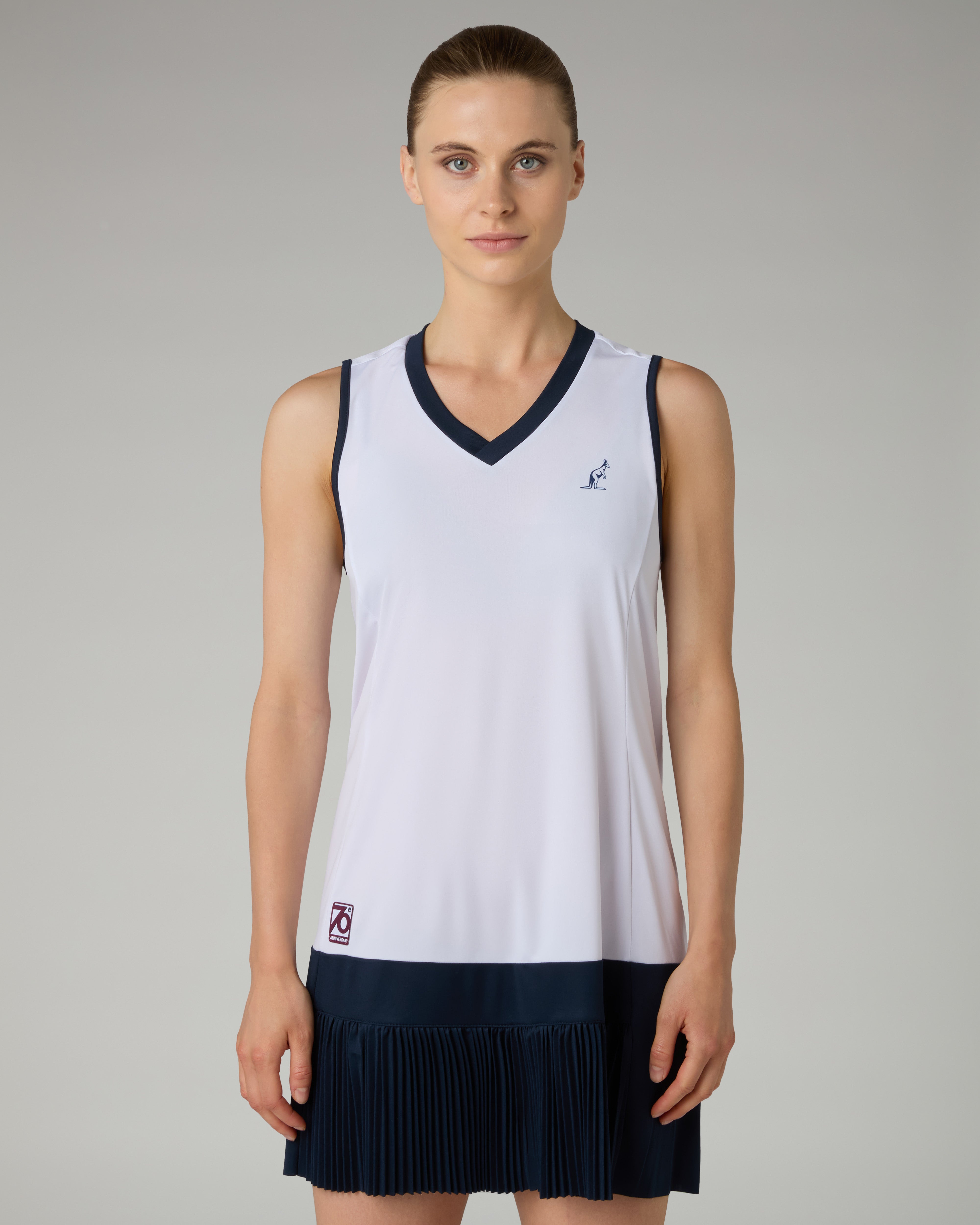 australian-perfect-dress-abito-tennis-elasticizzato-bianco image 1