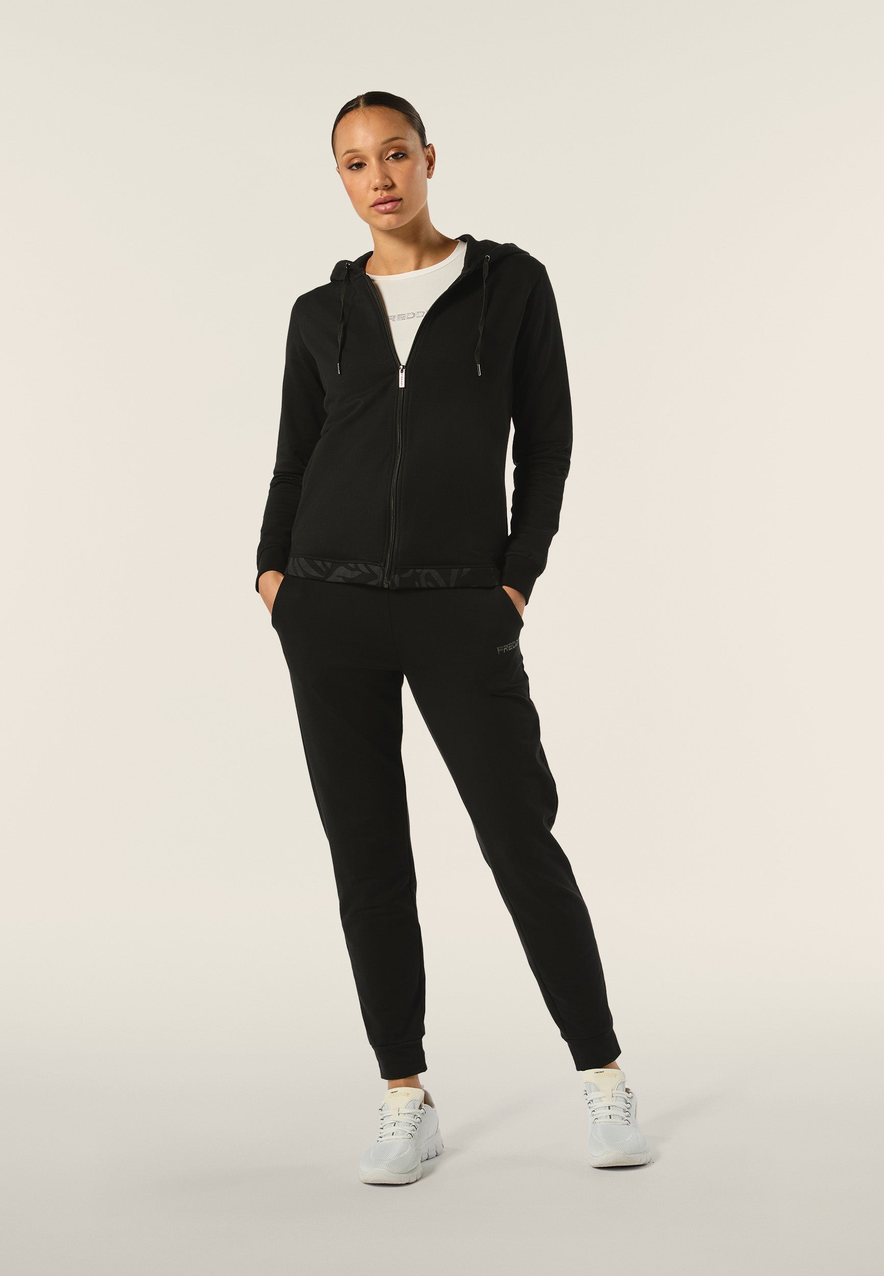 freddy-felpa-comfort-fit-con-zip-e-cappuccio-decorato-da-stampa-floreale image 2