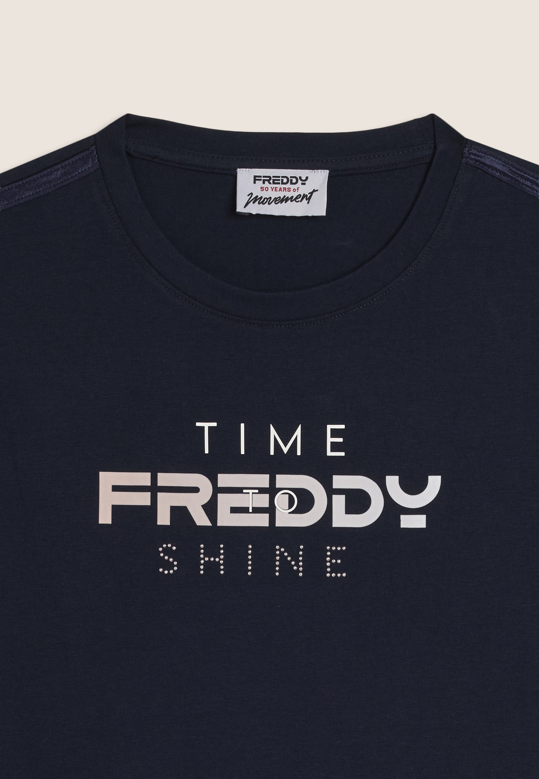 freddy-felpa-girocollo-time-shine-con-logo-olografico image 4